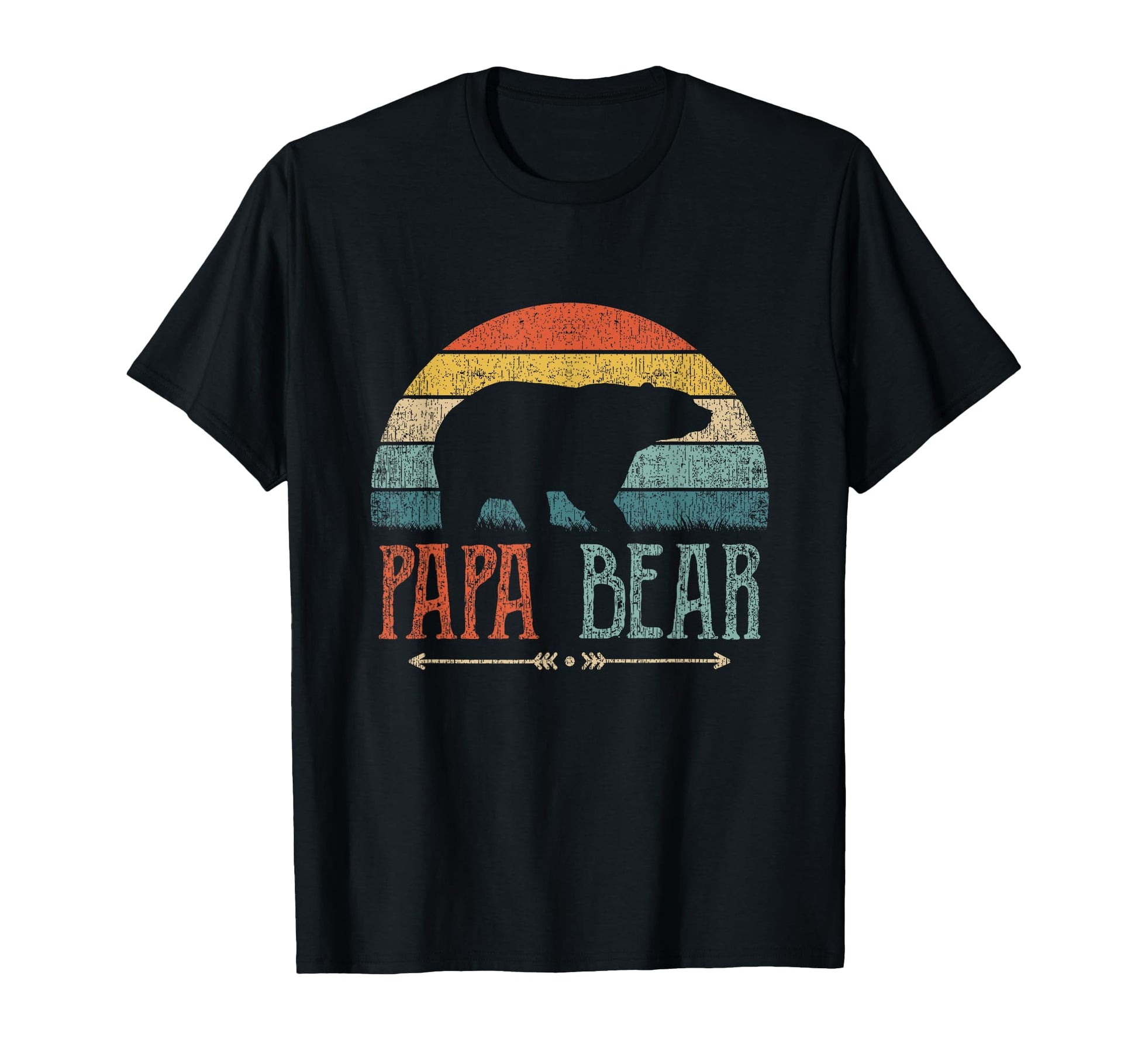 Papa Bear Daddy Fathers Day Dad T-Shirt - Fun Novelty Design for Adults - T-Shirt, Sweatshirt, Hoodie