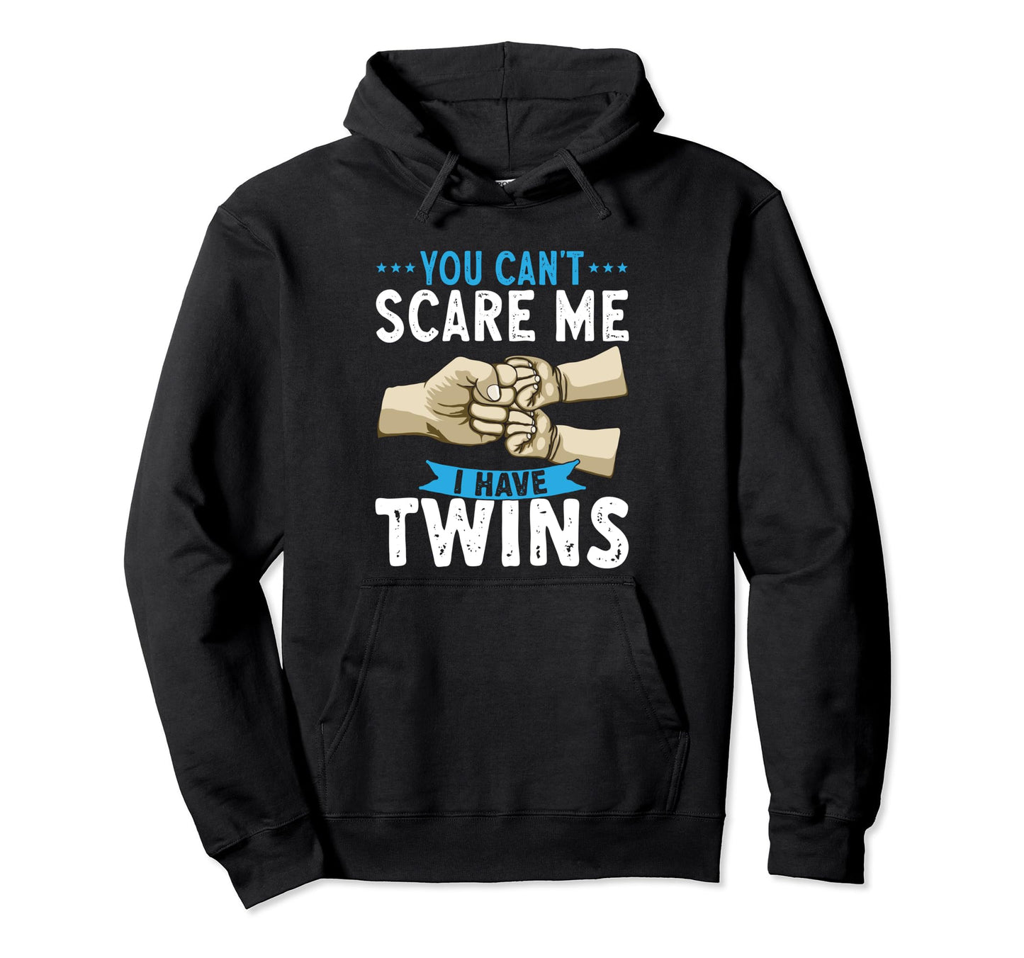 Twin Dad Father Two Dad Twins Hoodie - Graphic Print for Adults - T-Shirt, Sweatshirt, Hoodie