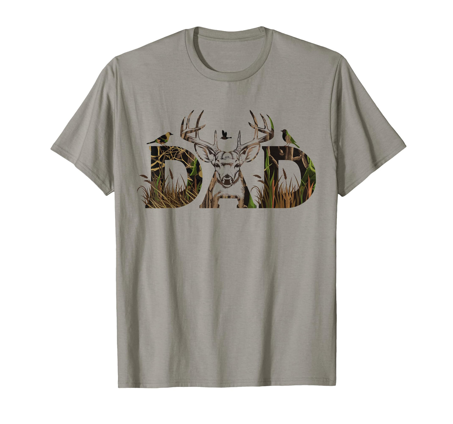 Camo Deer Hunting Dad Hunting Dad T-Shirt - Casual Everyday Wear for Adults - T-Shirt, Sweatshirt, Hoodie