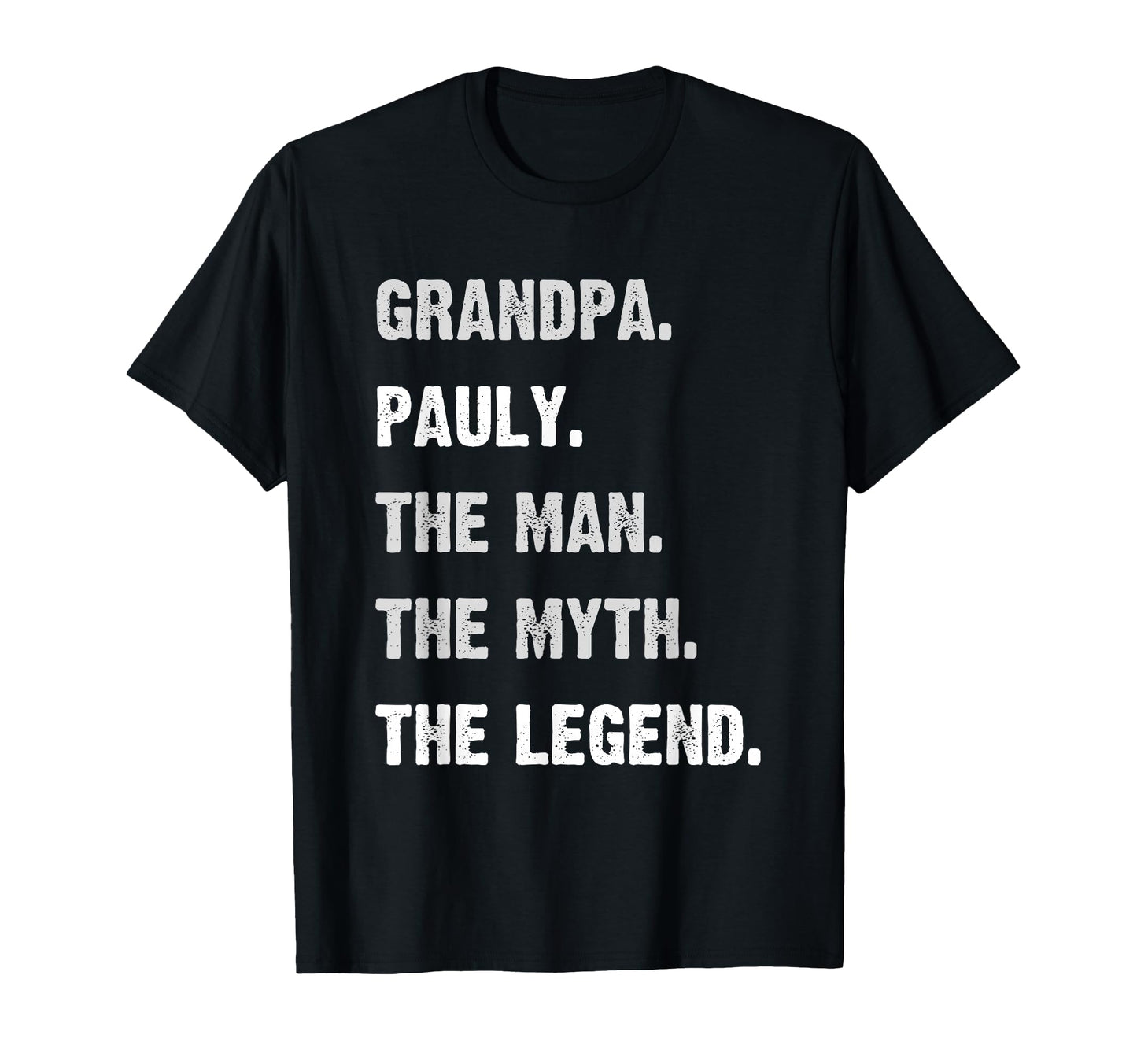 Personalized Grandpa Gifts Pauly T-Shirt - Custom Art Print for Adults - T-Shirt, Sweatshirt, Hoodie