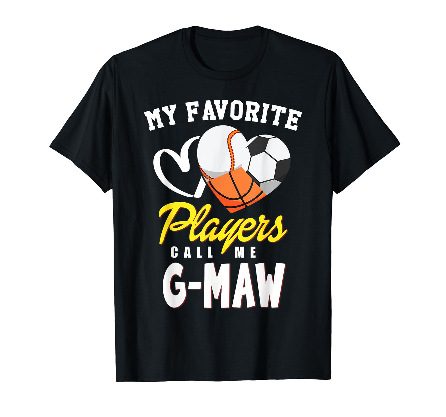 My Favorite Players Baseball Soccer T-Shirt - Custom Art Print Men Women - T-Shirt, Sweatshirt, Hoodie