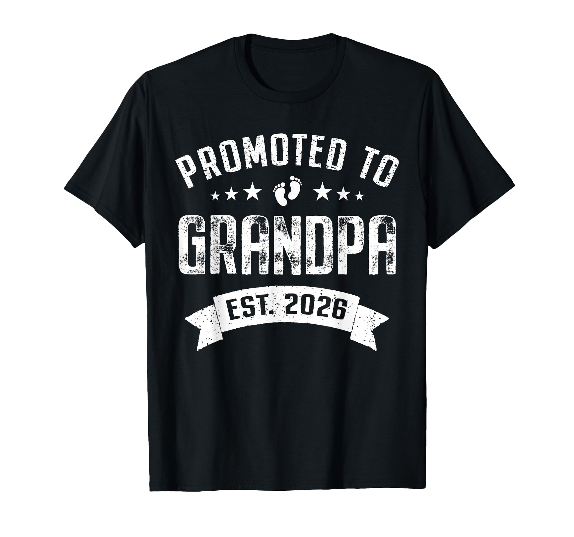 Promoted To Grandpa Est 2026 Soon T-Shirt - Aesthetic Graphic for Adults - T-Shirt, Sweatshirt, Hoodie