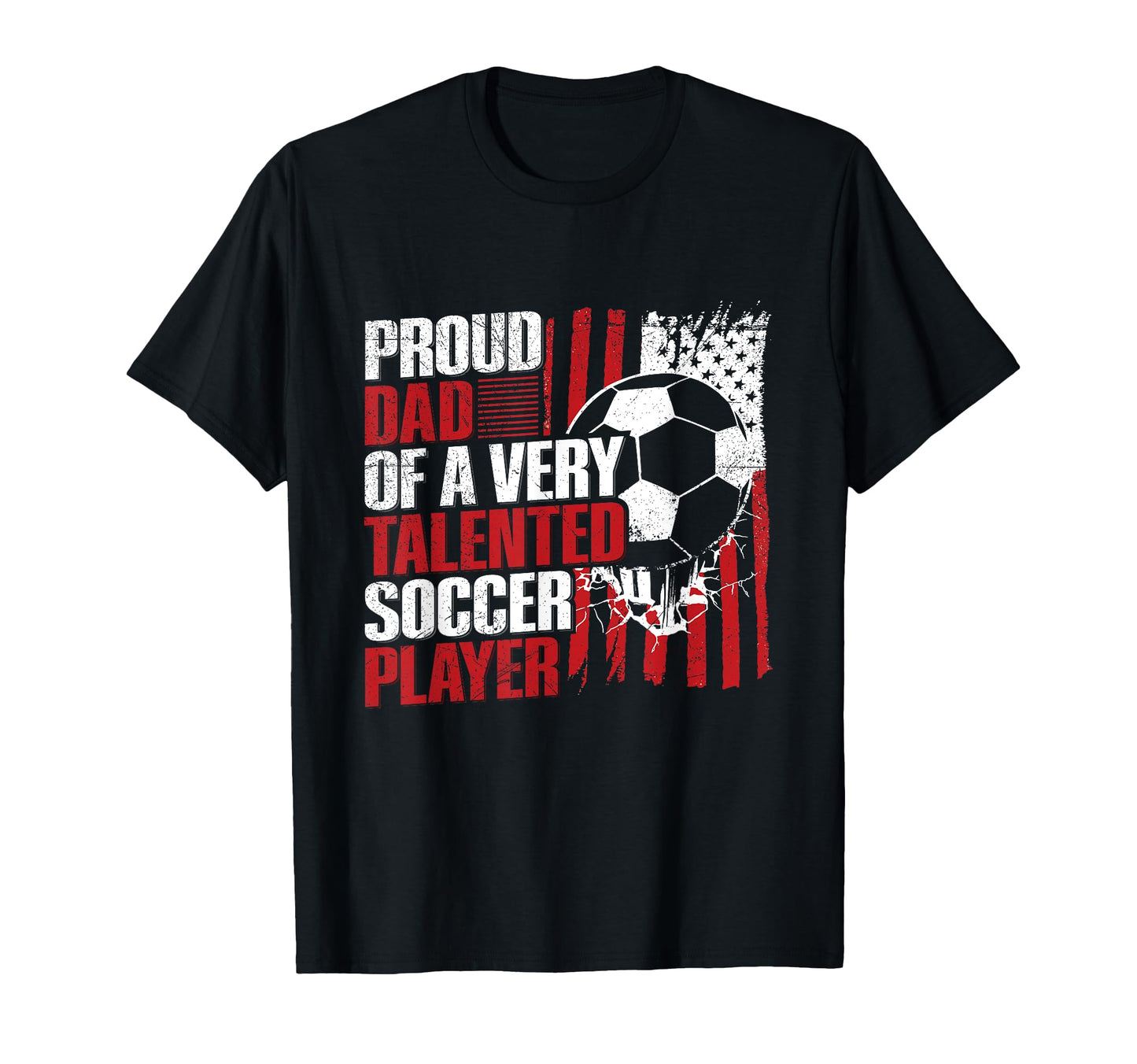 Baller Family Soccer Soccer Support Dad T-Shirt - Trendy Graphic Unisex - T-Shirt, Sweatshirt, Hoodie