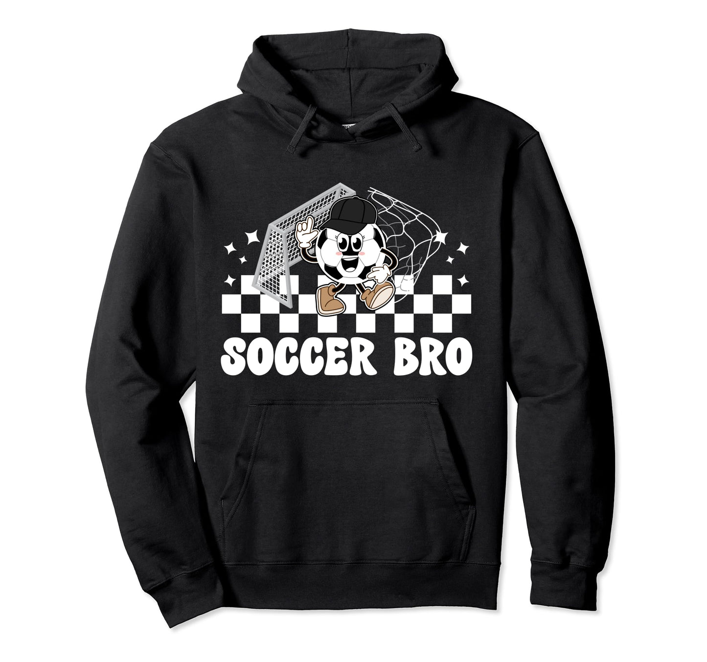 Soccer Bro Best Soccer Brother Soccer Hoodie - Graphic Print Unisex - T-Shirt, Sweatshirt, Hoodie