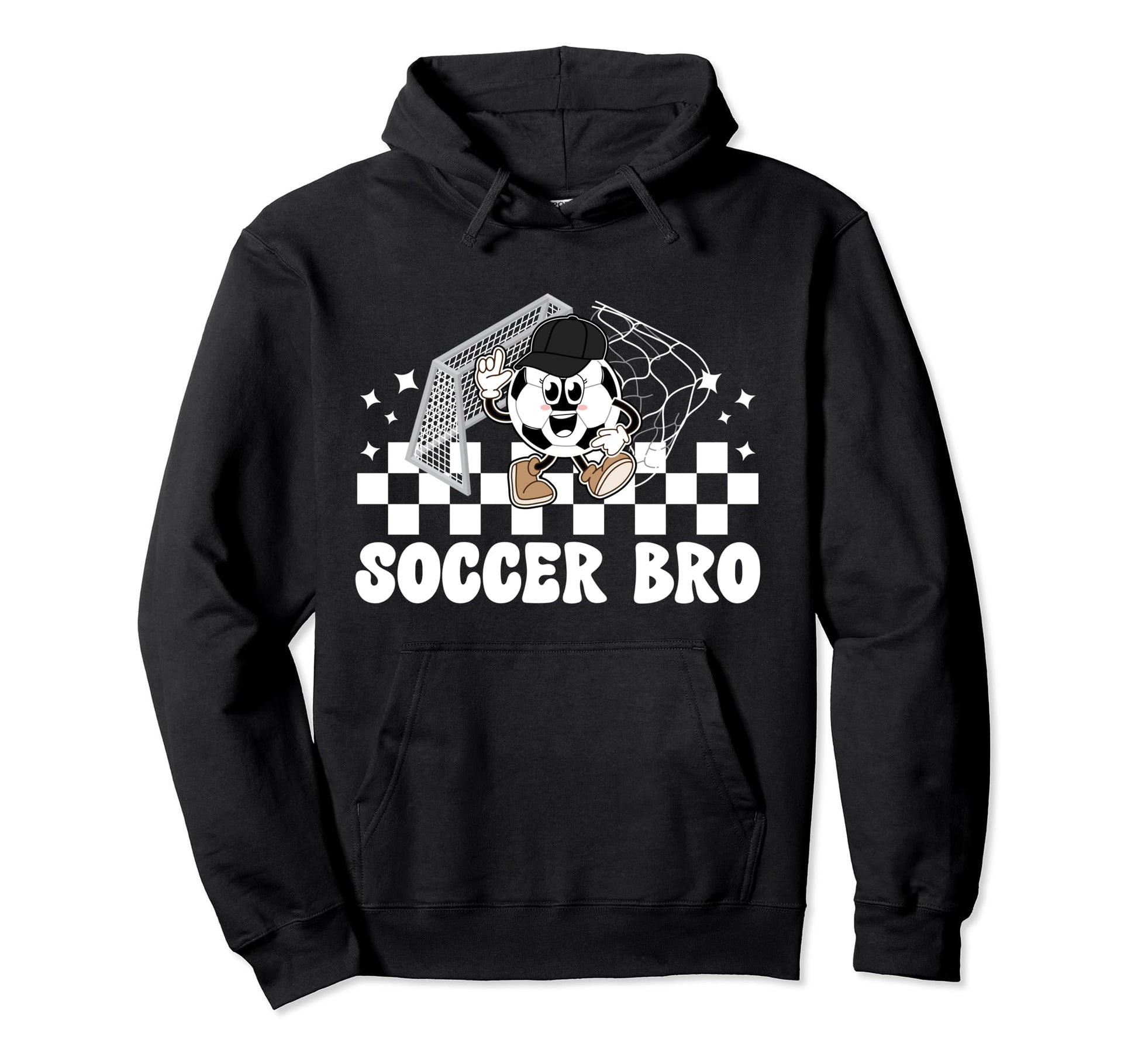 Soccer Bro Best Soccer Brother Soccer Hoodie - Graphic Print Unisex - T-Shirt, Sweatshirt, Hoodie