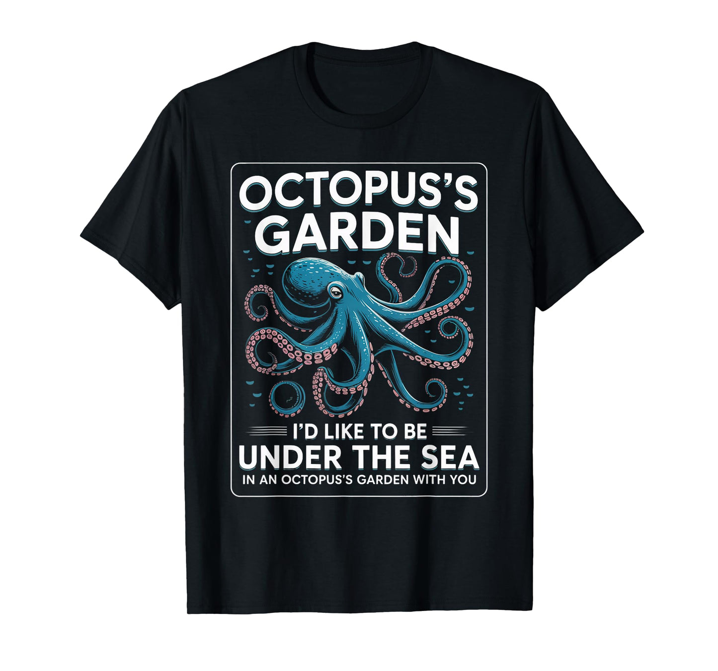 Octopuss Garden Marine Biologist T-Shirt - Trendy Graphic for Adults - T-Shirt, Sweatshirt, Hoodie