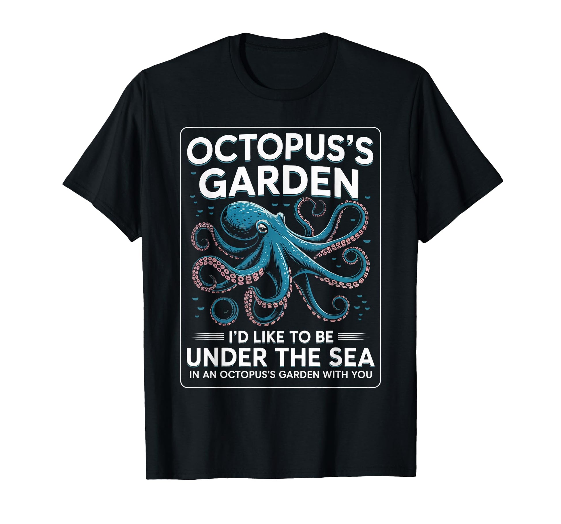 Octopuss Garden Marine Biologist T-Shirt - Trendy Graphic for Adults - T-Shirt, Sweatshirt, Hoodie