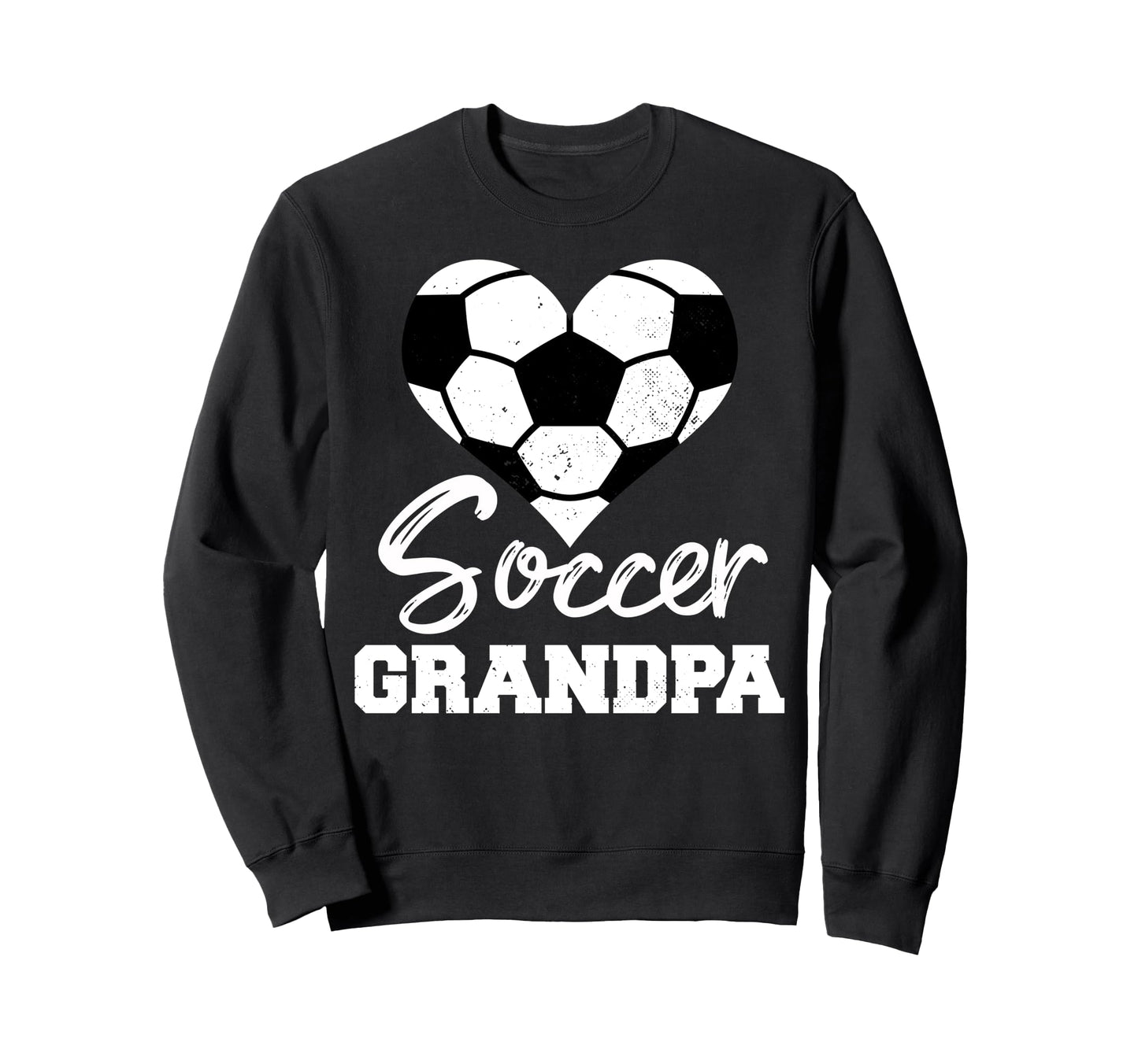 Soccer Grandpa Heart Funny Soccer Sweatshirt - Trendy Graphic Unisex - T-Shirt, Sweatshirt, Hoodie