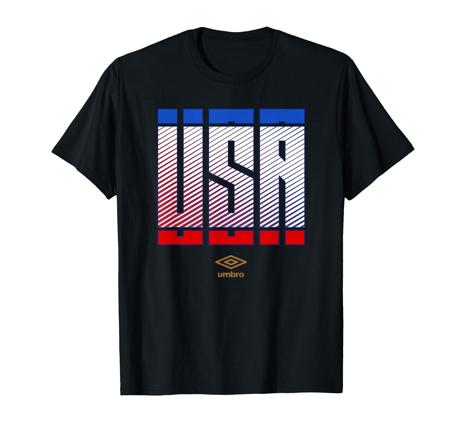 Umbro International Soccer Usa Stacked T-Shirt - Unique Graphic for Adults - T-Shirt, Sweatshirt, Hoodie