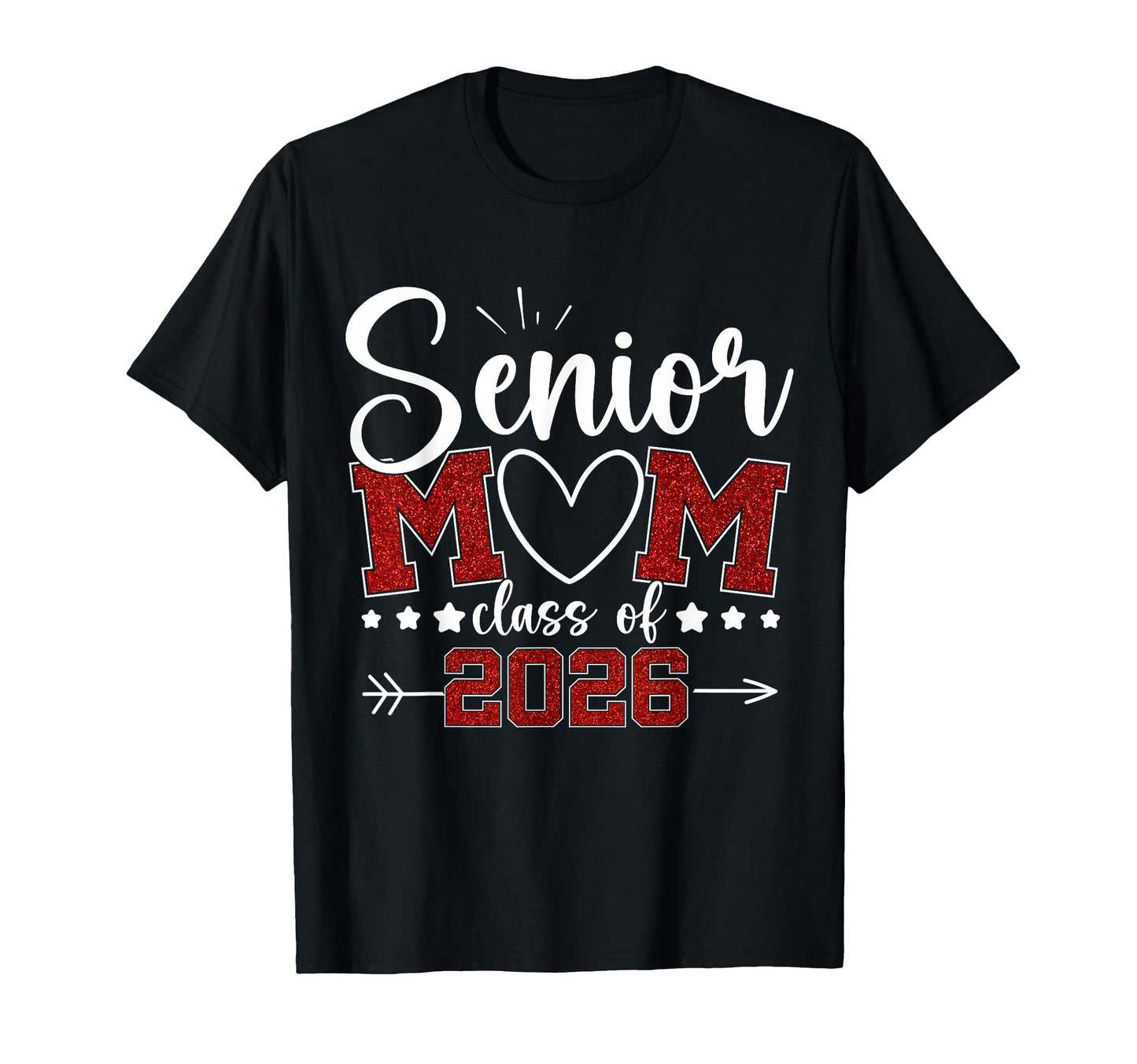 Senior Mom Class 2026 Proud Mom T-Shirt - Custom Art Print Men Women - T-Shirt, Sweatshirt, Hoodie