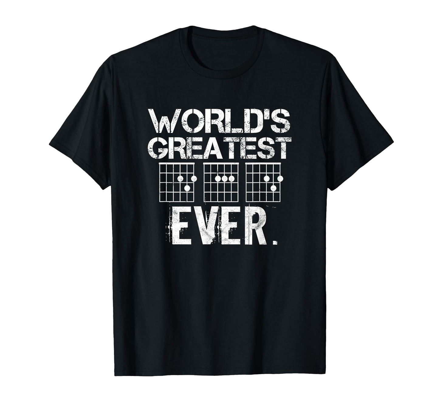 Worlds Greatest Dad Ever Guitar Fathers T-Shirt - Trendy Graphic Men Women - T-Shirt, Sweatshirt, Hoodie