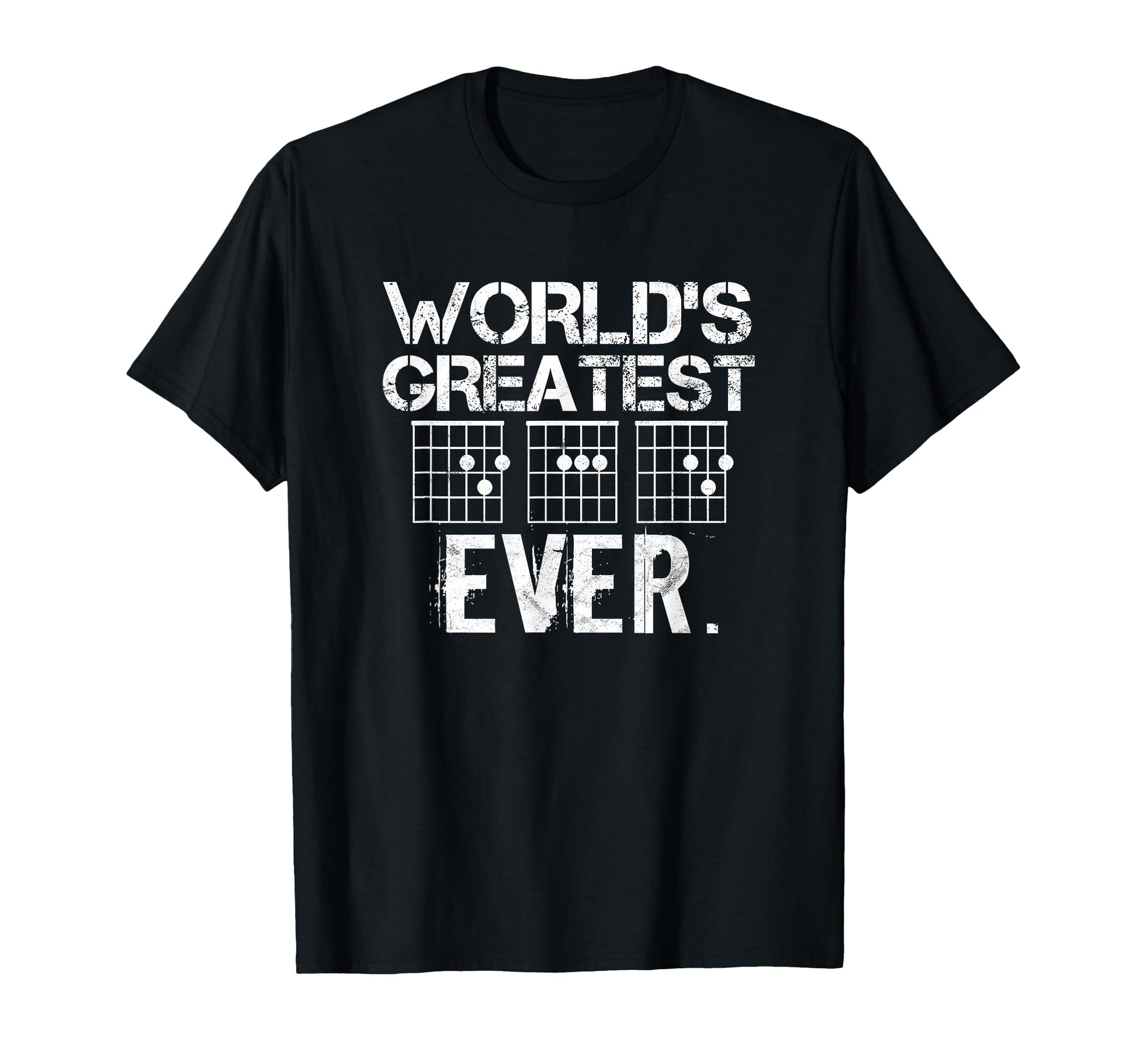 Worlds Greatest Dad Ever Guitar Fathers T-Shirt - Trendy Graphic Men Women - T-Shirt, Sweatshirt, Hoodie