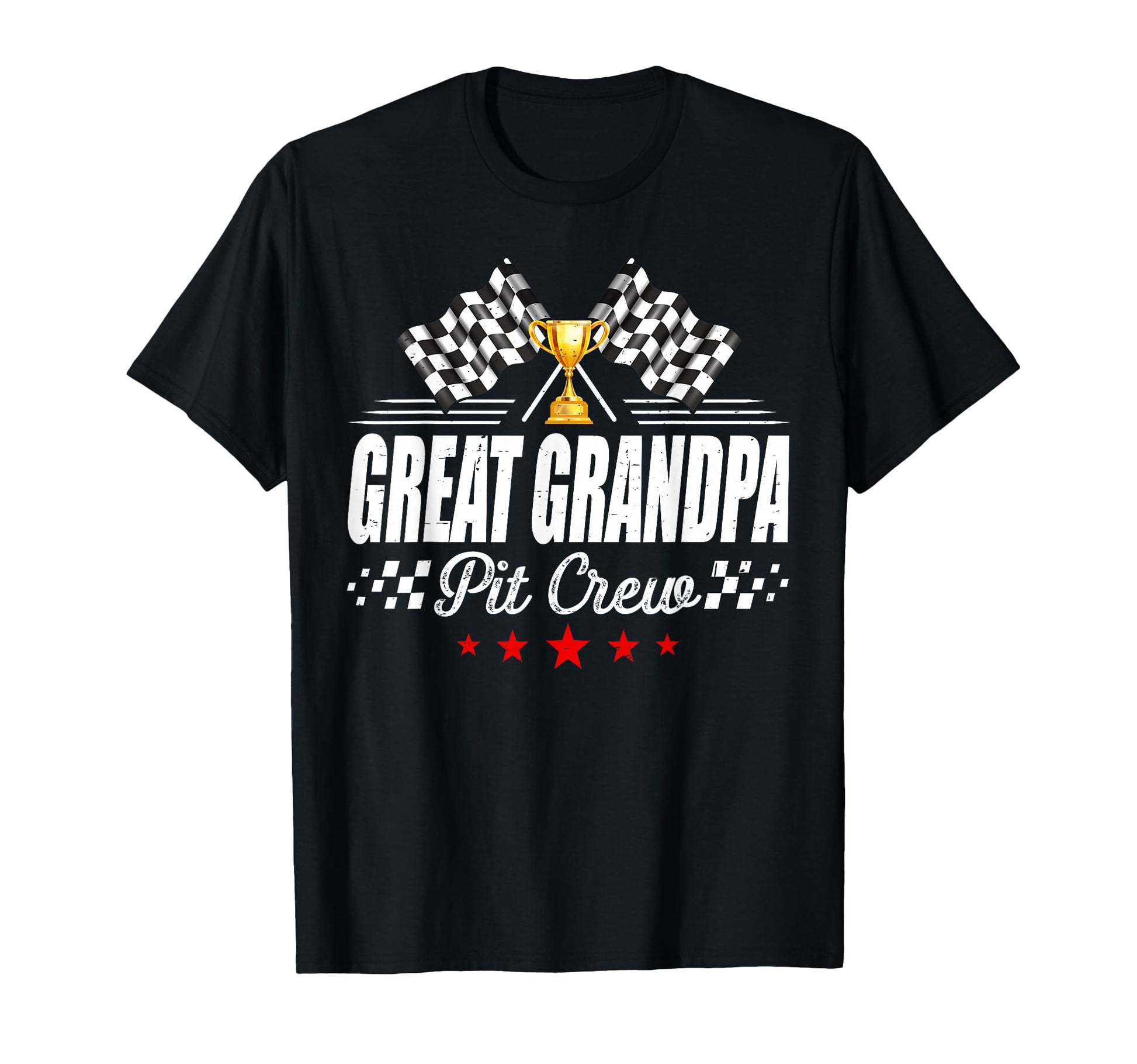 Great Grandpa Pit Crew Race Car Racing T-Shirt - Aesthetic Graphic Unisex - T-Shirt, Sweatshirt, Hoodie