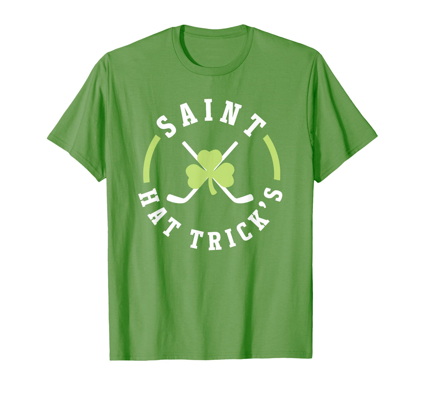 St Patricks Day Hockey Saint Hat Tricks T-Shirt - Minimalist Print Unisex - T-Shirt, Sweatshirt, Hoodie