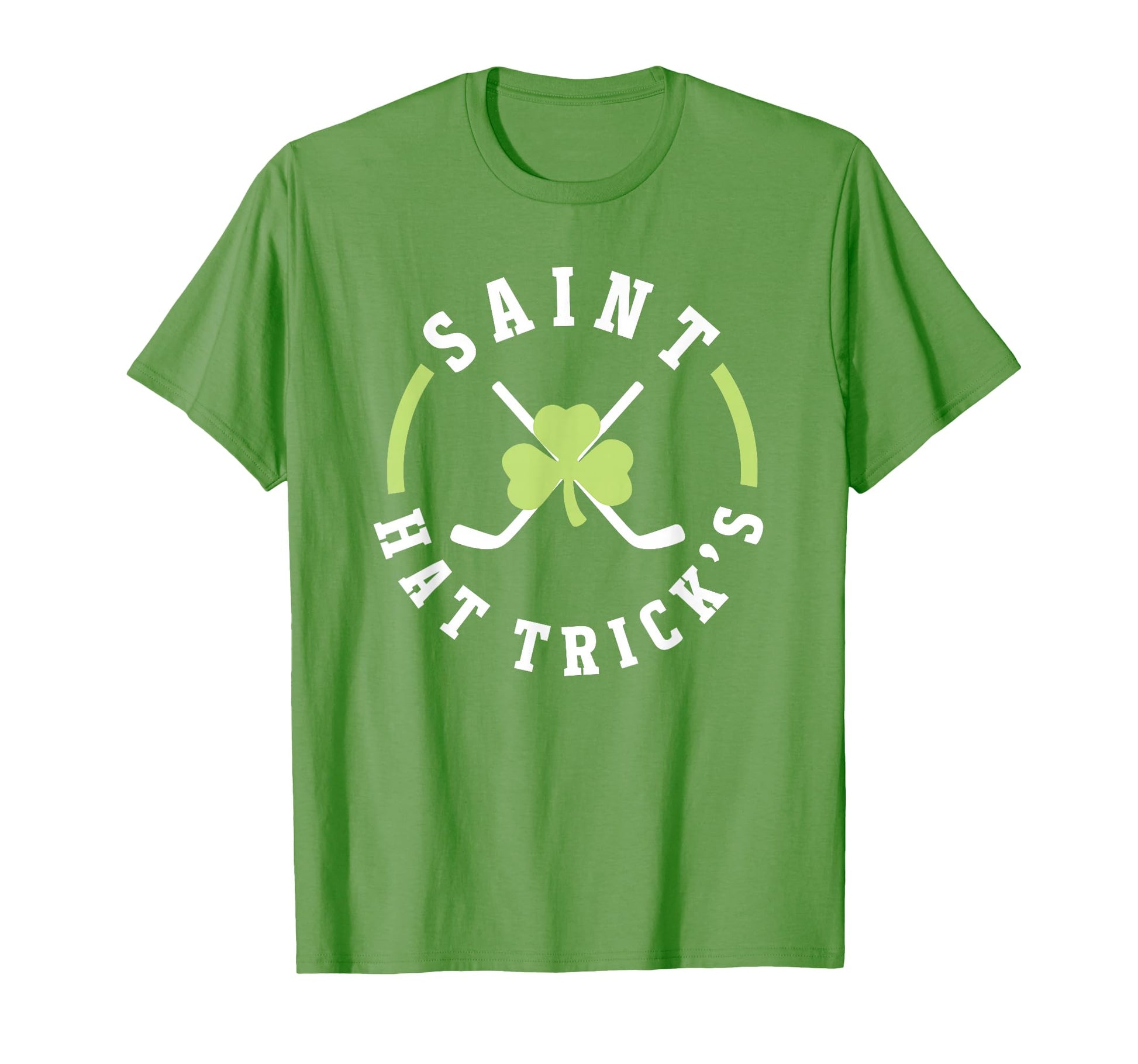 St Patricks Day Hockey Saint Hat Tricks T-Shirt - Minimalist Print Unisex - T-Shirt, Sweatshirt, Hoodie