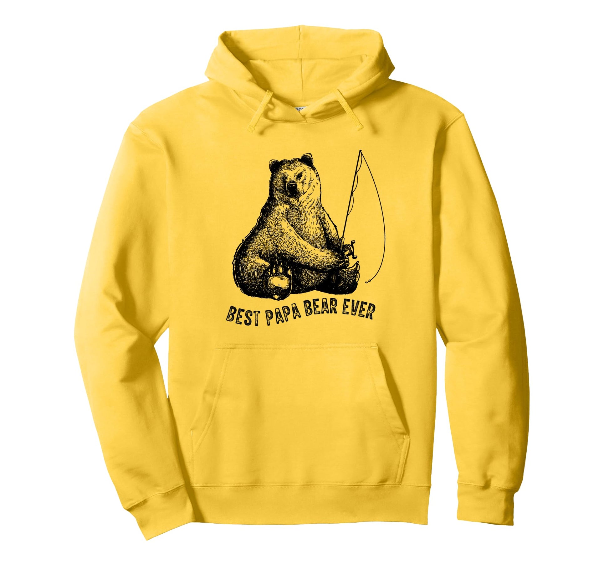 Best Papa Bear Fishing Rod T-Shirt - Streetwear Style Unisex - T-Shirt, Sweatshirt, Hoodie