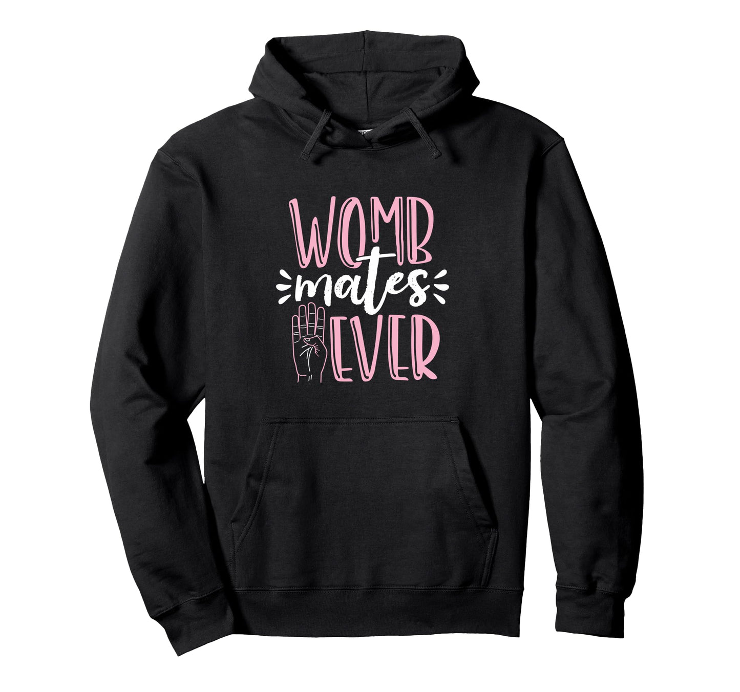 Twin Womb Mates Sibling Pregnant Hoodie - Aesthetic Graphic Unisex - T-Shirt, Sweatshirt, Hoodie