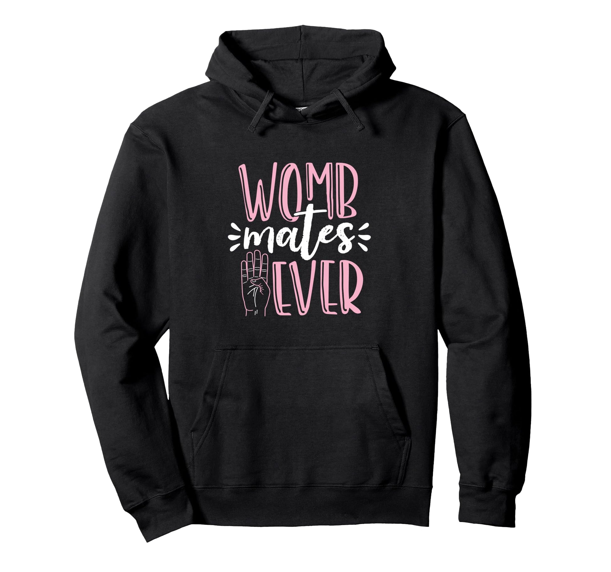 Twin Womb Mates Sibling Pregnant Hoodie - Aesthetic Graphic Unisex - T-Shirt, Sweatshirt, Hoodie