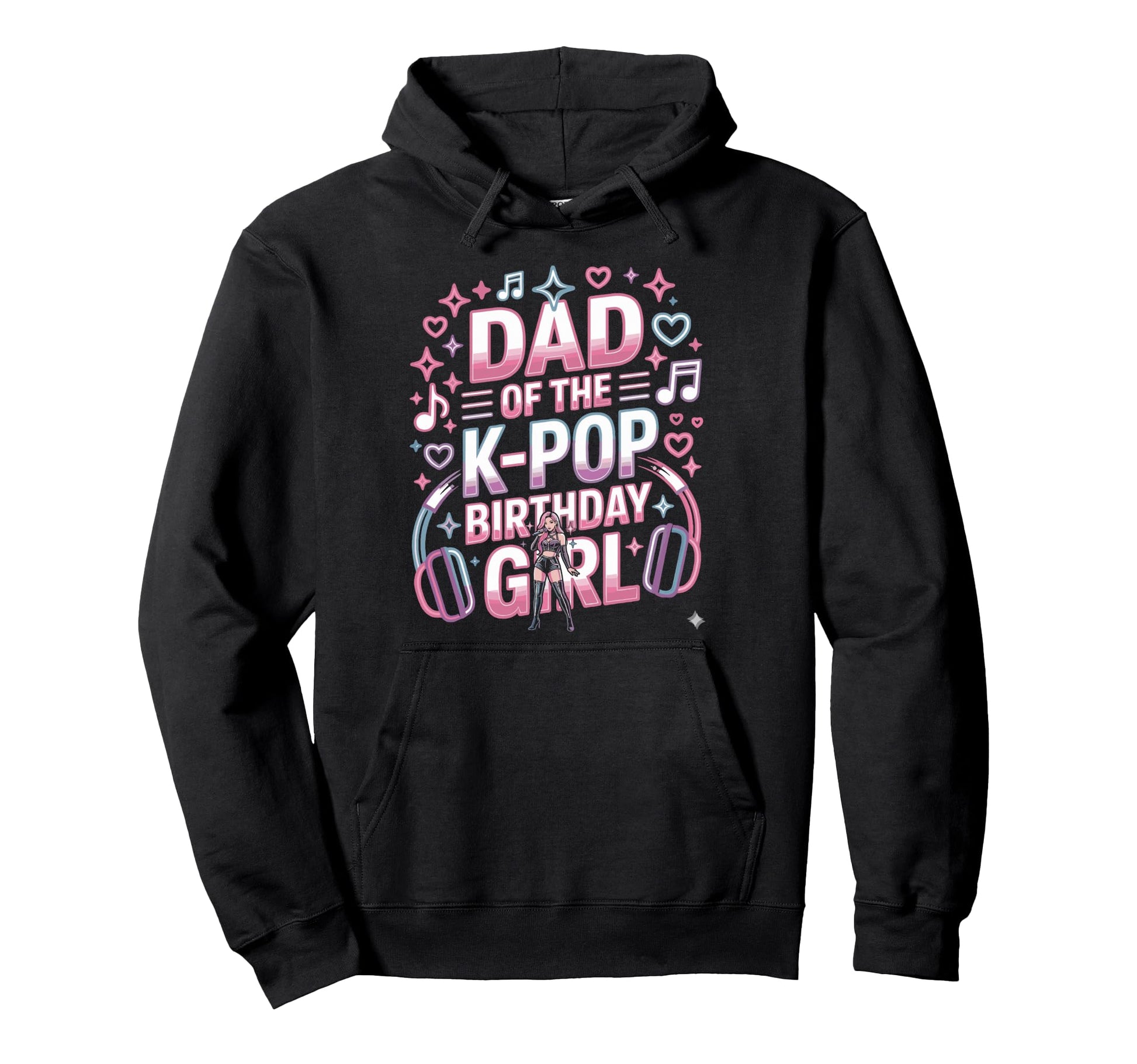 Kpop Outfit K Pop Dad Birthday Kpop Hoodie - Minimalist Print for Adults - T-Shirt, Sweatshirt, Hoodie