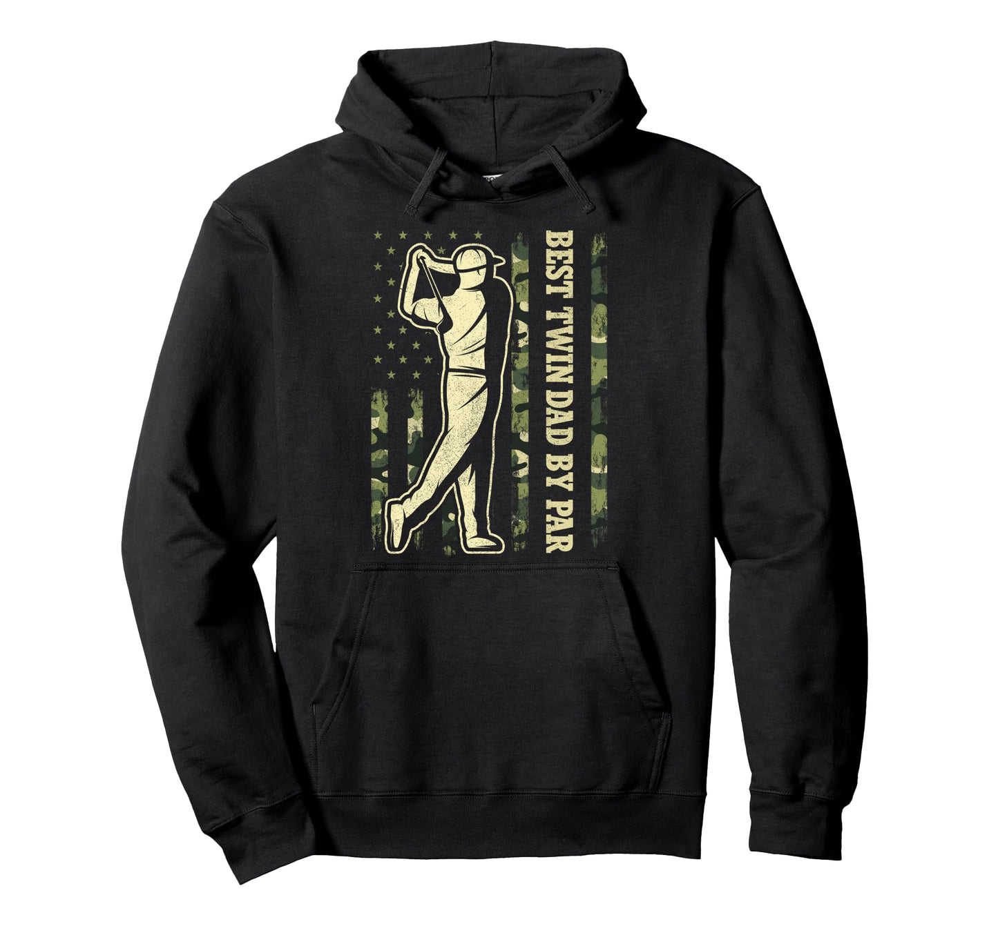 Fathers Day Golf Camo Usa Flag Best Hoodie - Streetwear Style for Adults - T-Shirt, Sweatshirt, Hoodie