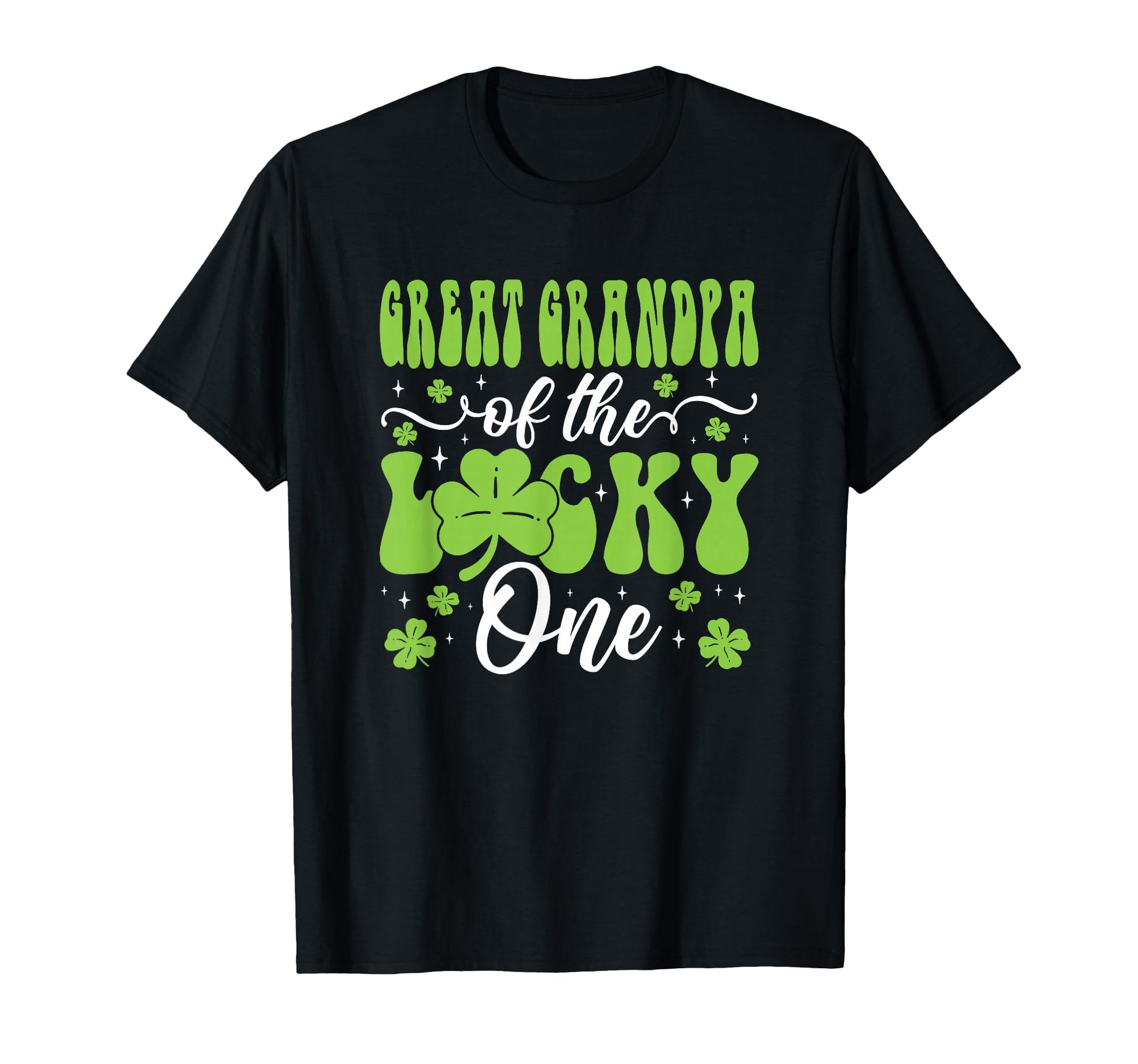 Great Grandpa Lucky One First Birthday T-Shirt - Minimalist Print Unisex - T-Shirt, Sweatshirt, Hoodie