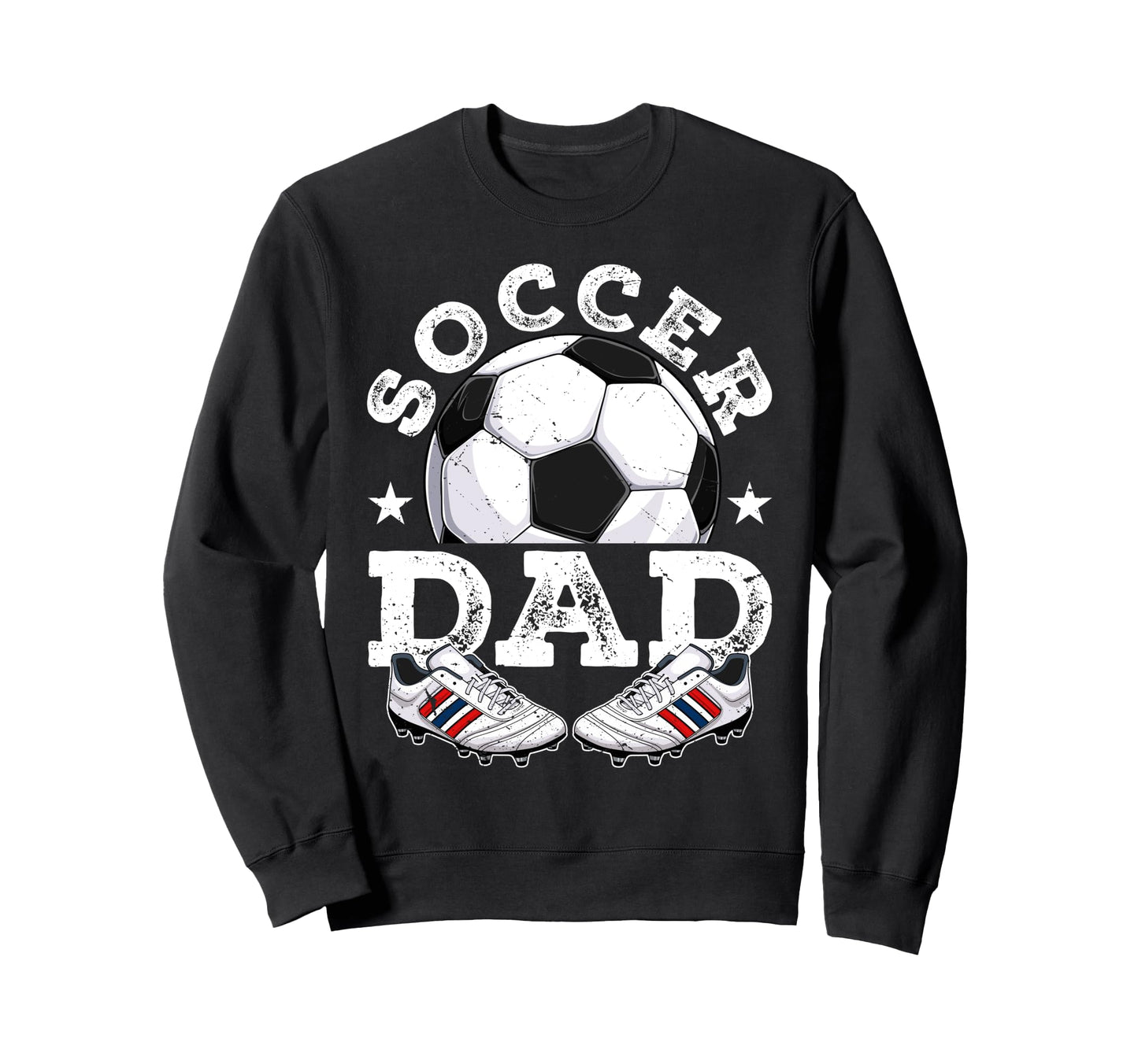Soccer Dad Daddy Father Happy Sweatshirt - Aesthetic Graphic for Adults - T-Shirt, Sweatshirt, Hoodie
