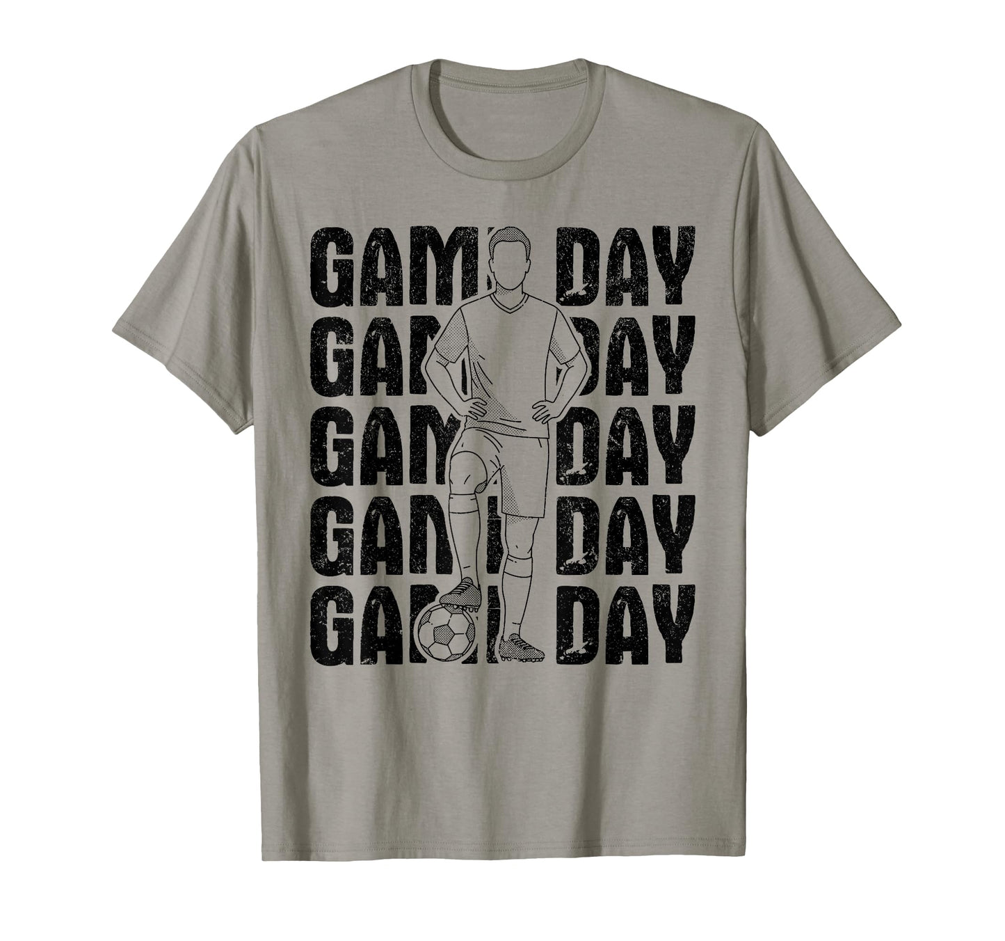 Game Day Soccer Soccer Mom Soccer Dad T-Shirt - Unique Graphic Unisex - T-Shirt, Sweatshirt, Hoodie