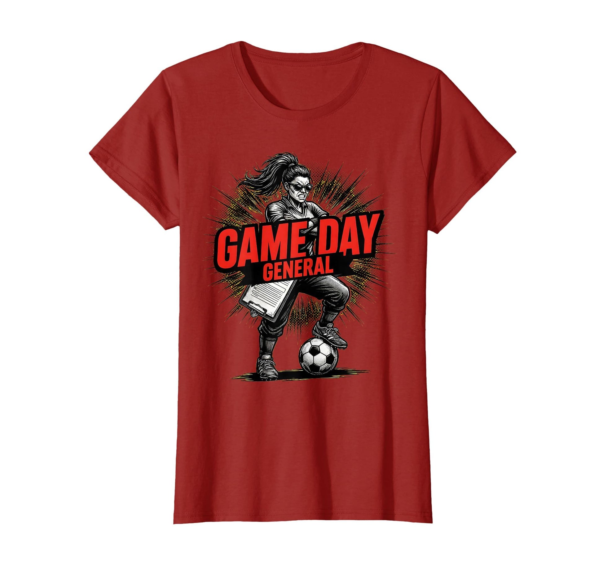 Game Day General Soccer Mom T-Shirt - Novelty Apparel Men Women - T-Shirt, Sweatshirt, Hoodie