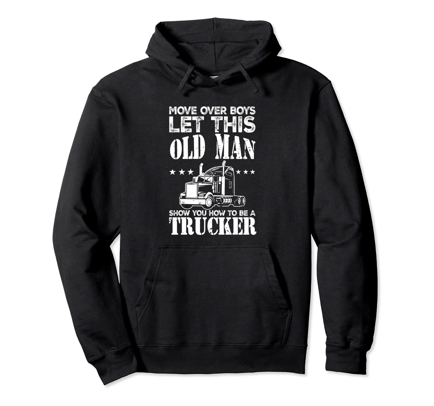 Truck Driver Trucker Freighter Hoodie - Aesthetic Graphic for Adults - T-Shirt, Sweatshirt, Hoodie