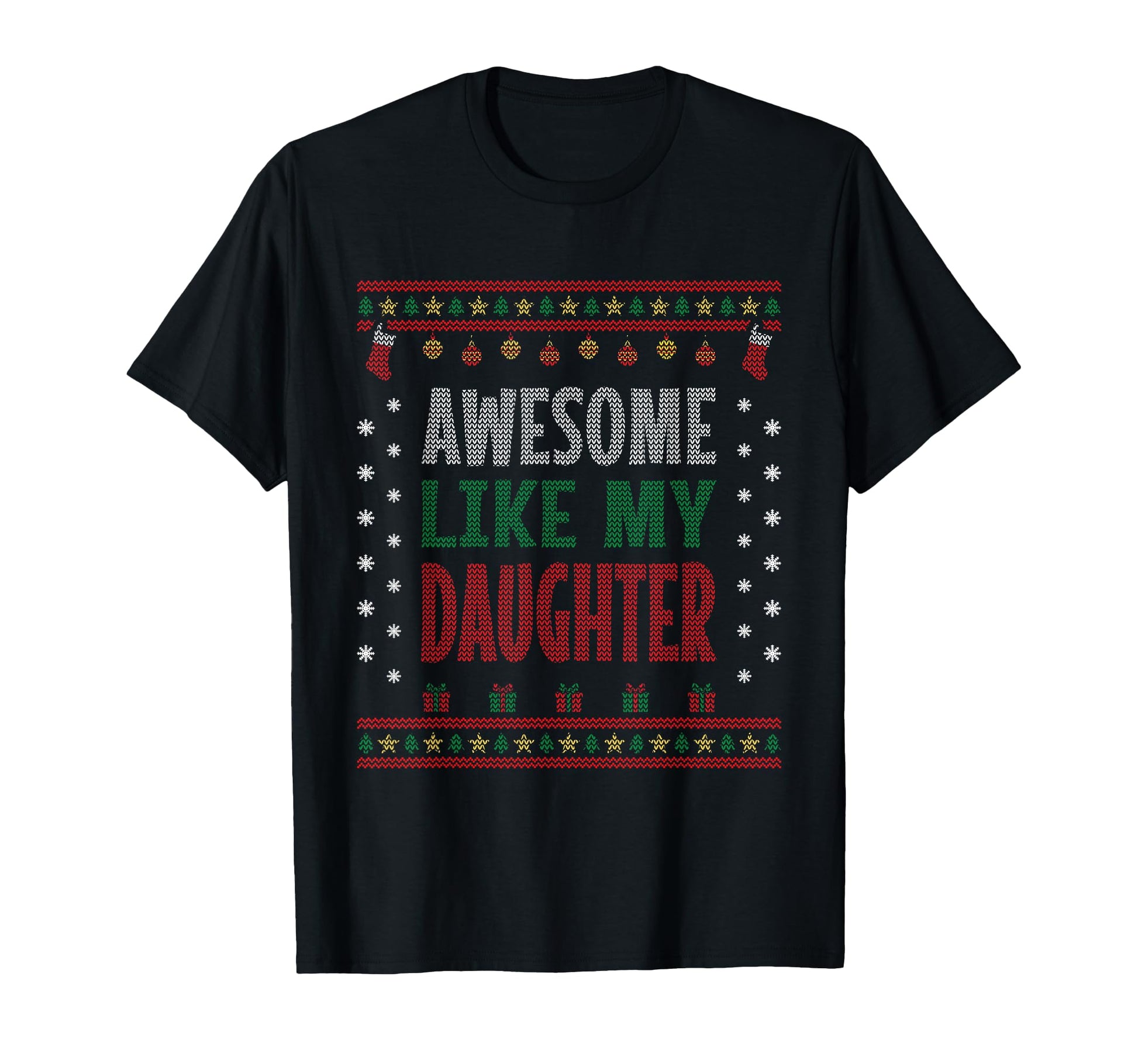 Mom Dad Funny Awesome Like My Daughter T-Shirt - Trendy Graphic for Adults - T-Shirt, Sweatshirt, Hoodie