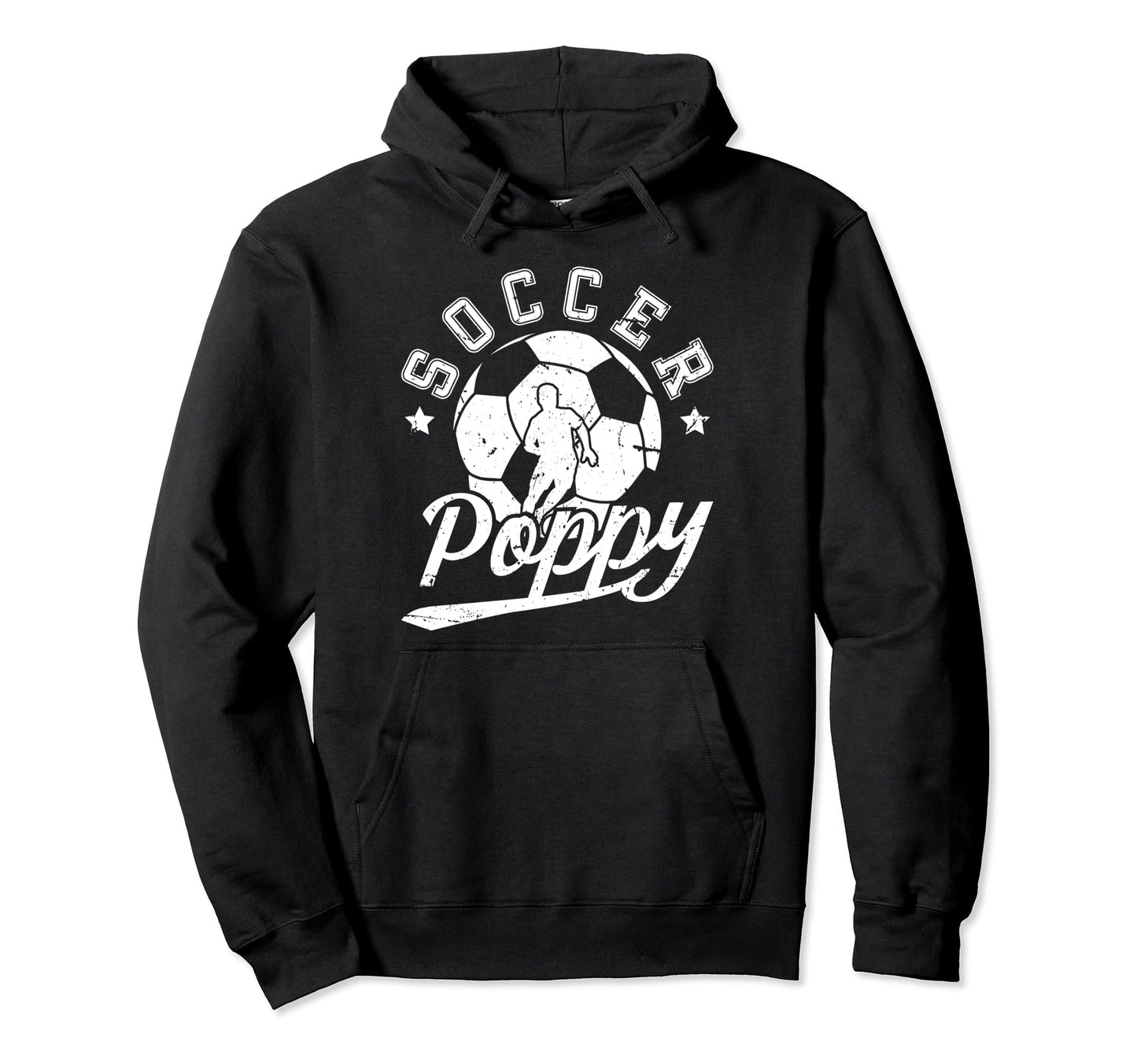 Soccer Poppy Grandpa Poppy Soccer Player Hoodie - Minimalist Print Unisex - T-Shirt, Sweatshirt, Hoodie