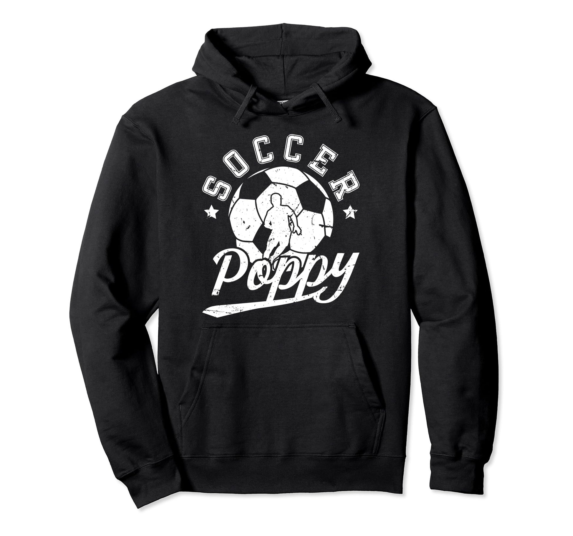 Soccer Poppy Grandpa Poppy Soccer Player Hoodie - Minimalist Print Unisex - T-Shirt, Sweatshirt, Hoodie