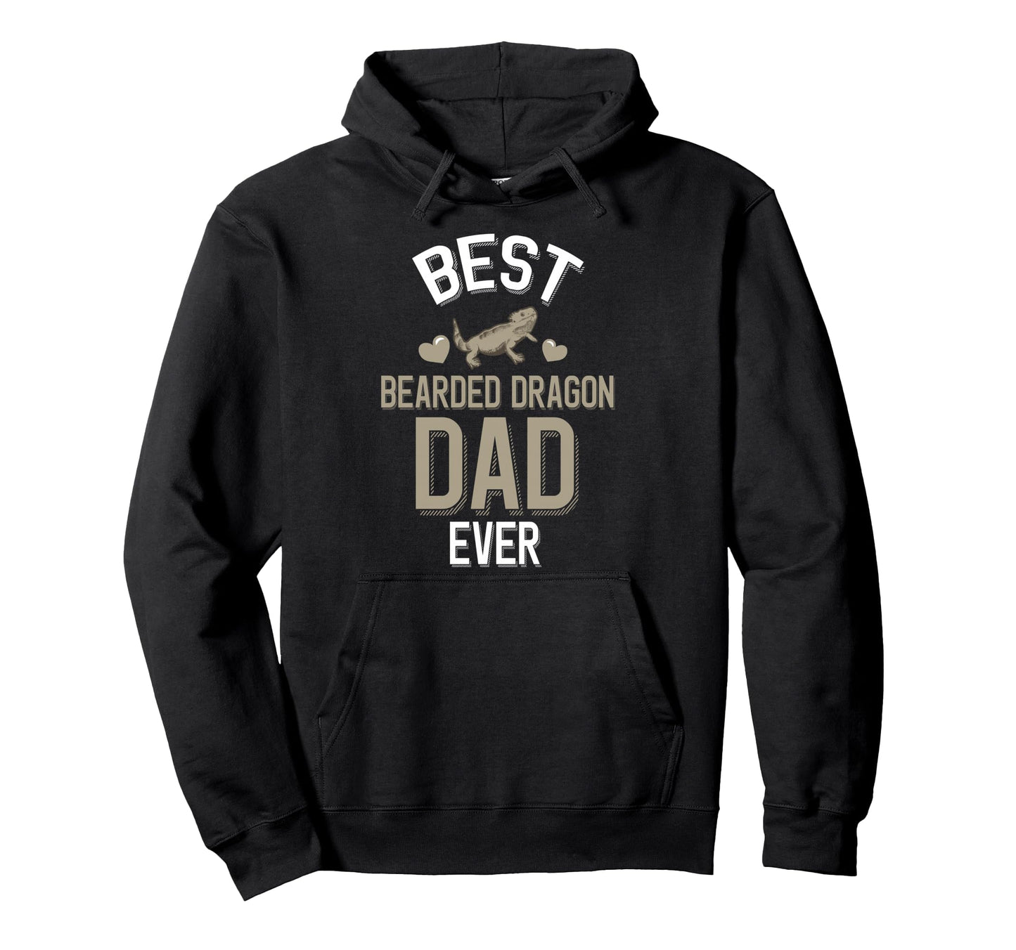 Beardie Family Best Bearded Dragon Dad Ever Hoodie - Unique Graphic Unisex - T-Shirt, Sweatshirt, Hoodie