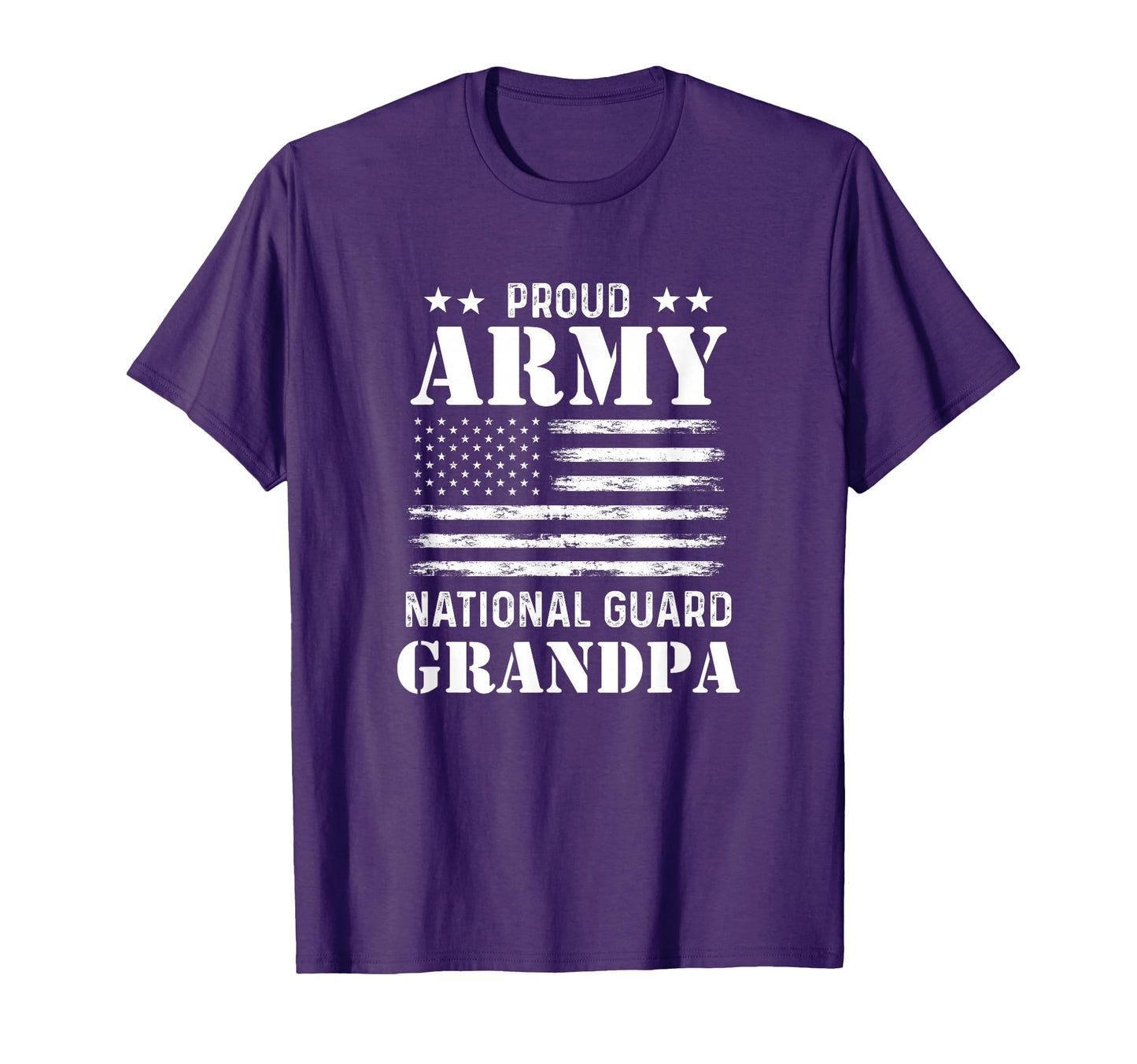 Proud Army National Guard Grandpa U T-Shirt - Custom Art Print for Adults - T-Shirt, Sweatshirt, Hoodie