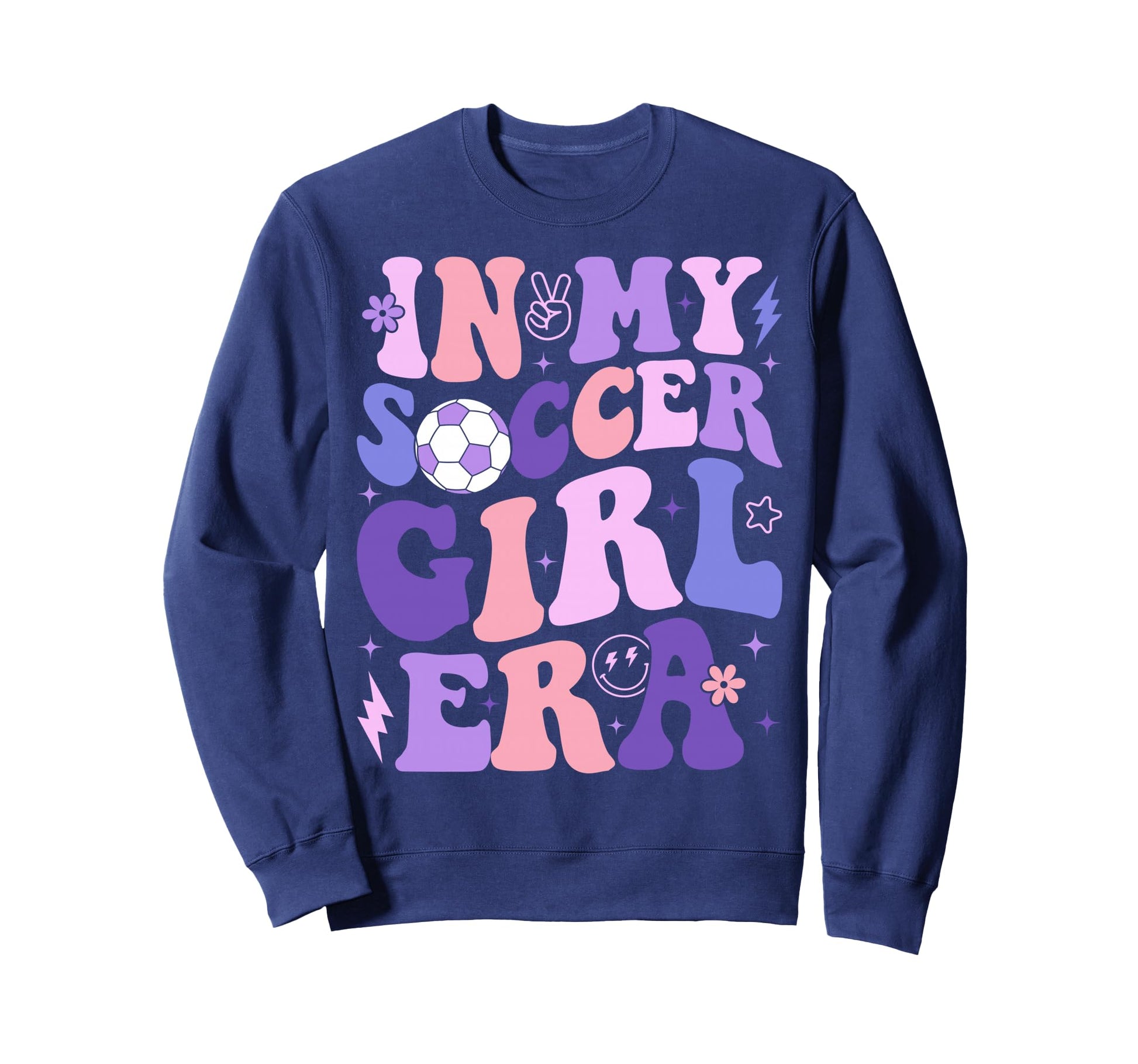 My Soccer Era Groovy Soccer Sweatshirt - Streetwear Style for Adults - T-Shirt, Sweatshirt, Hoodie