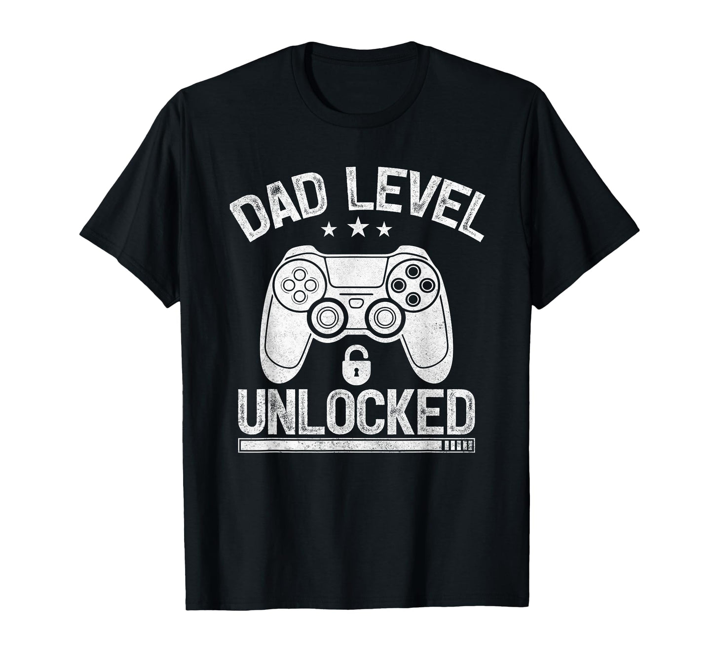 Dad Level Unlocked Funny Video T-Shirt - Fun Novelty Design Men Women - T-Shirt, Sweatshirt, Hoodie
