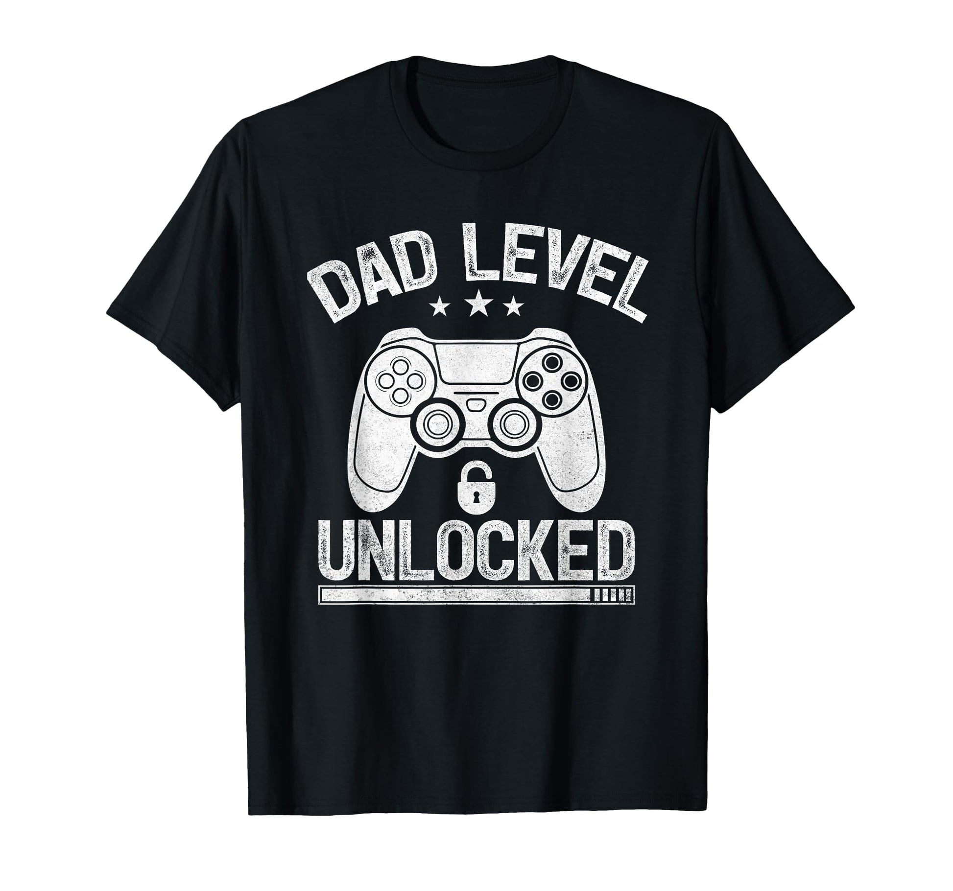 Dad Level Unlocked Funny Video T-Shirt - Fun Novelty Design Men Women - T-Shirt, Sweatshirt, Hoodie