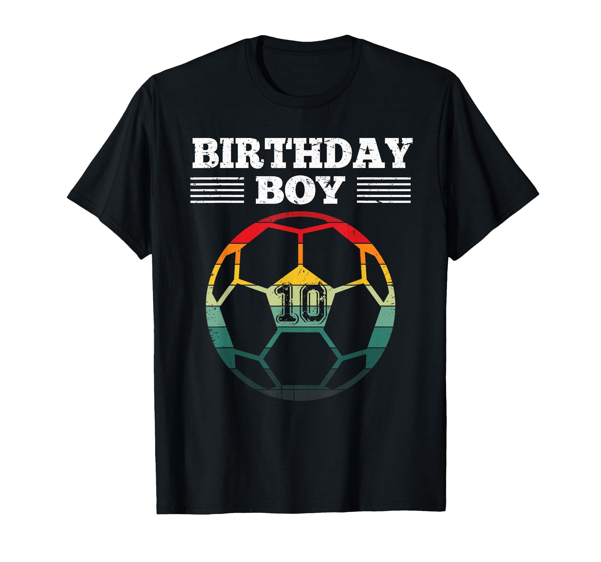 Birthday 10 Years Old 10Th Soccer T-Shirt - Trendy Graphic Men Women - T-Shirt, Sweatshirt, Hoodie