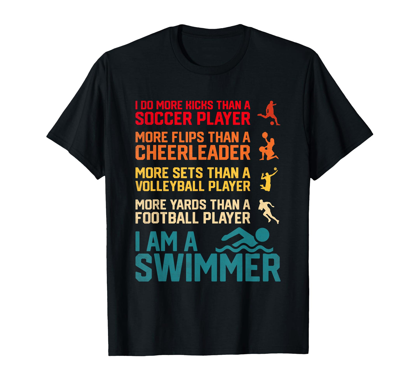 Swimming Coach Swimmer Funny Swim Practice T-Shirt - Graphic Print Unisex - T-Shirt, Sweatshirt, Hoodie