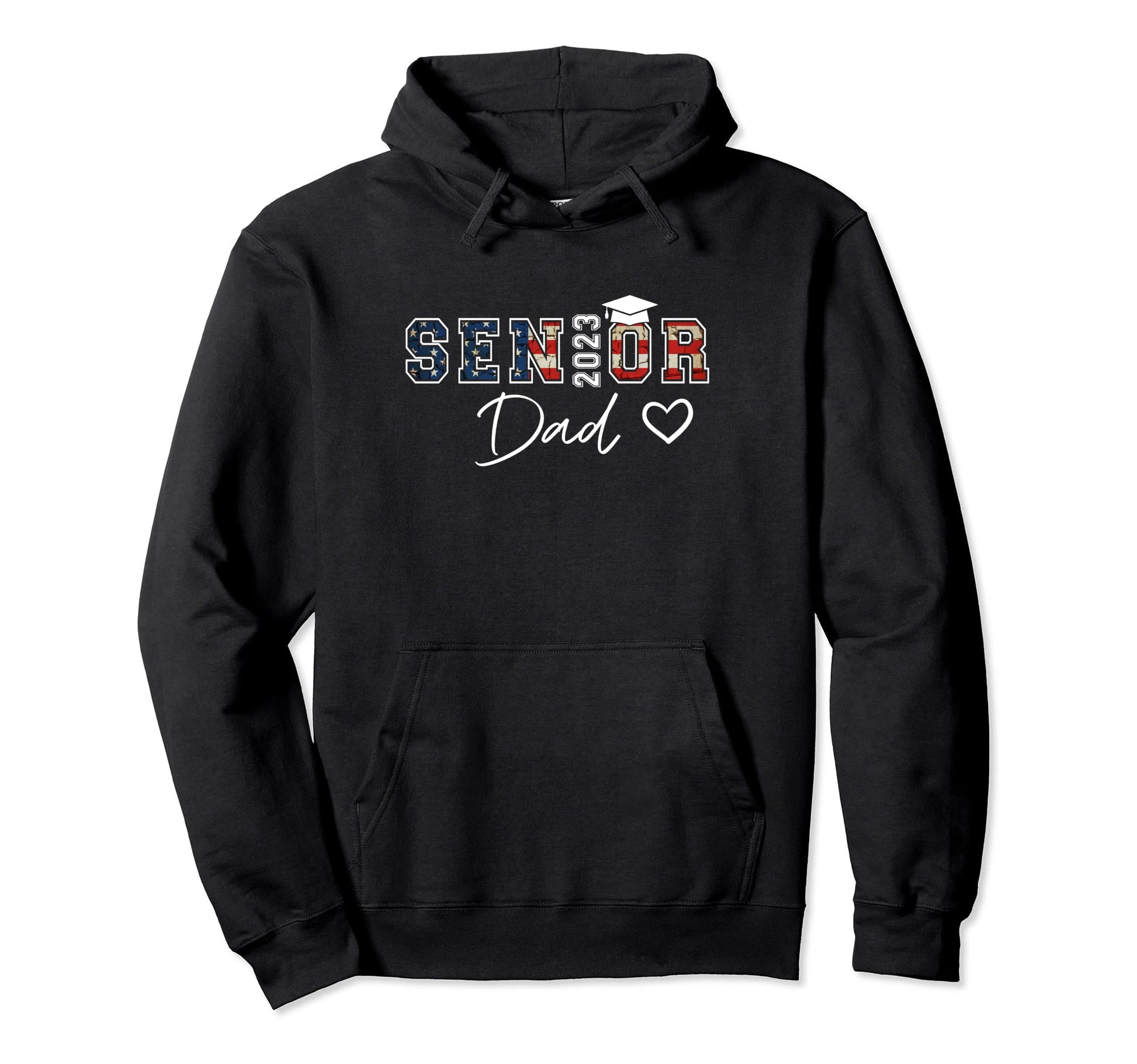 Proud Dad Graduate Senior 2023 Class 2023 Hoodie - Streetwear Style Unisex - T-Shirt, Sweatshirt, Hoodie