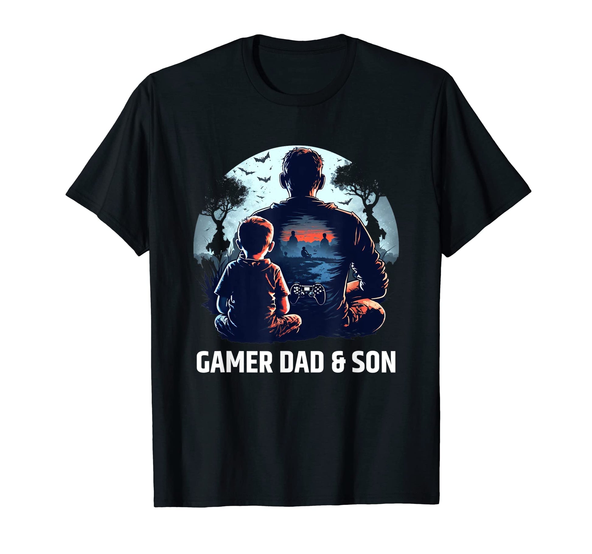 Mens Funny Fathers Day Gift Gamer Dad T-Shirt - Graphic Print for Adults - T-Shirt, Sweatshirt, Hoodie