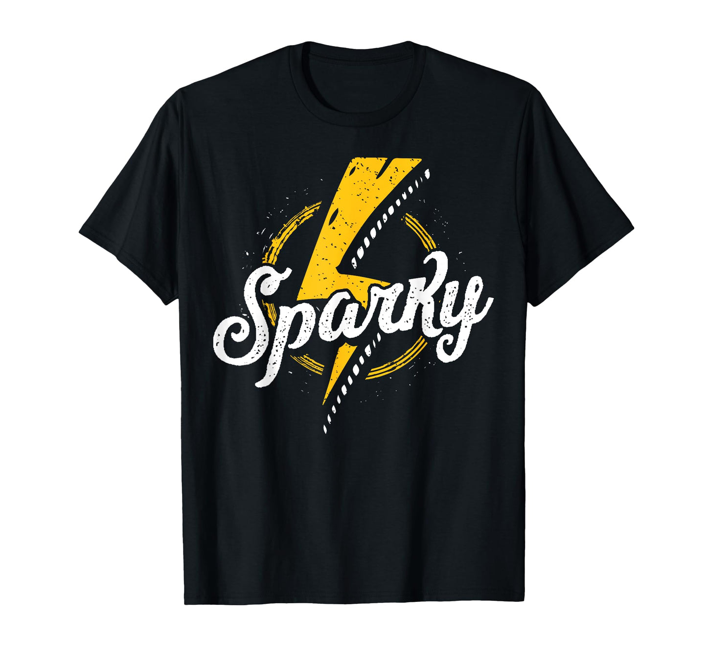 Sparky Electrician Funny Lineman Dad T-Shirt - Custom Art Print Men Women - T-Shirt, Sweatshirt, Hoodie