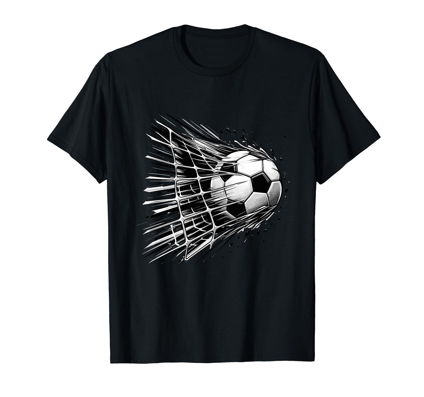 Soccer Ball Net Teens Soccer Players T-Shirt - Minimalist Print for Adults - T-Shirt, Sweatshirt, Hoodie