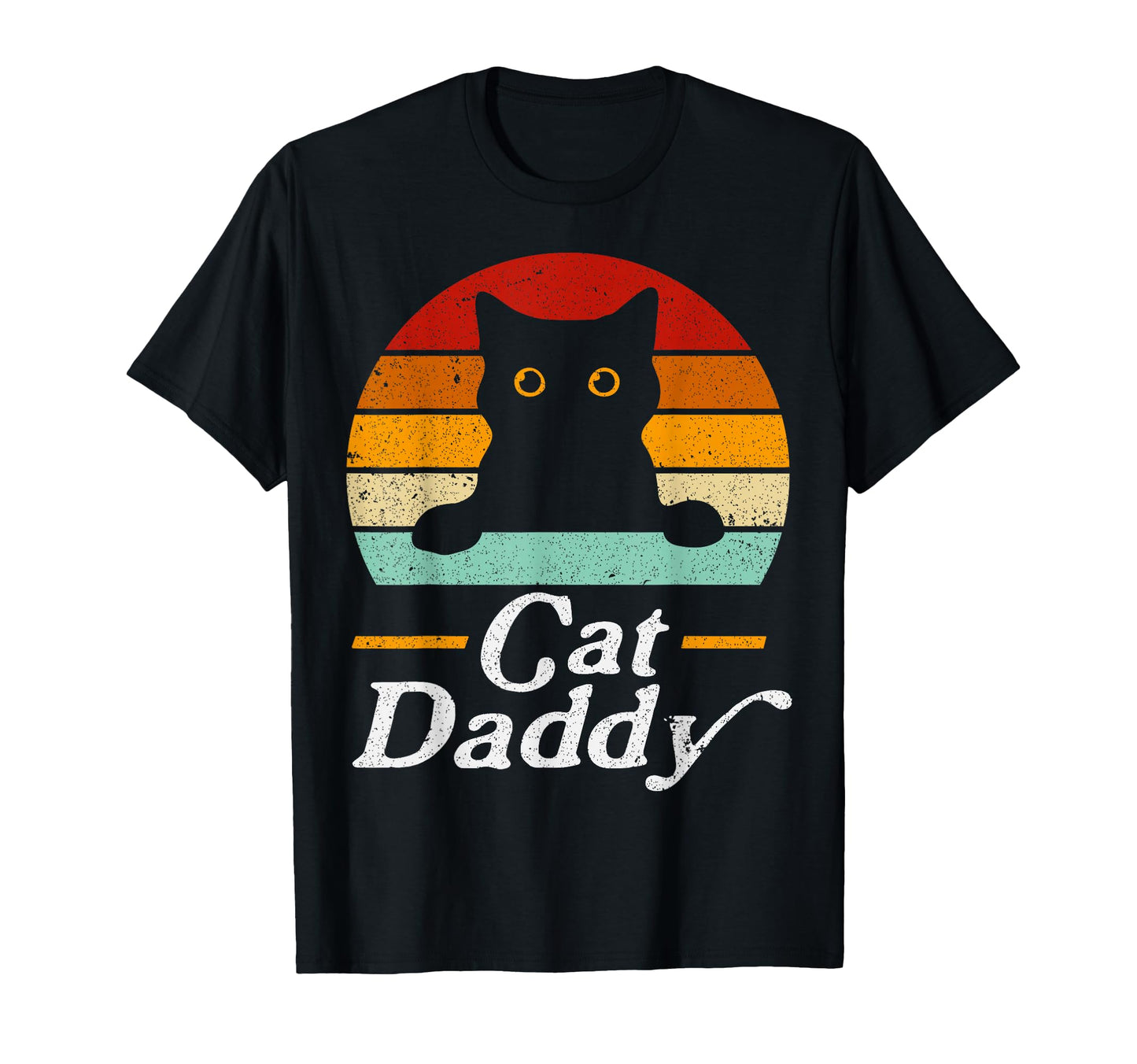 Black Cat Daddy Birthday Fathers Day Cat T-Shirt - Minimalist Print Unisex - T-Shirt, Sweatshirt, Hoodie