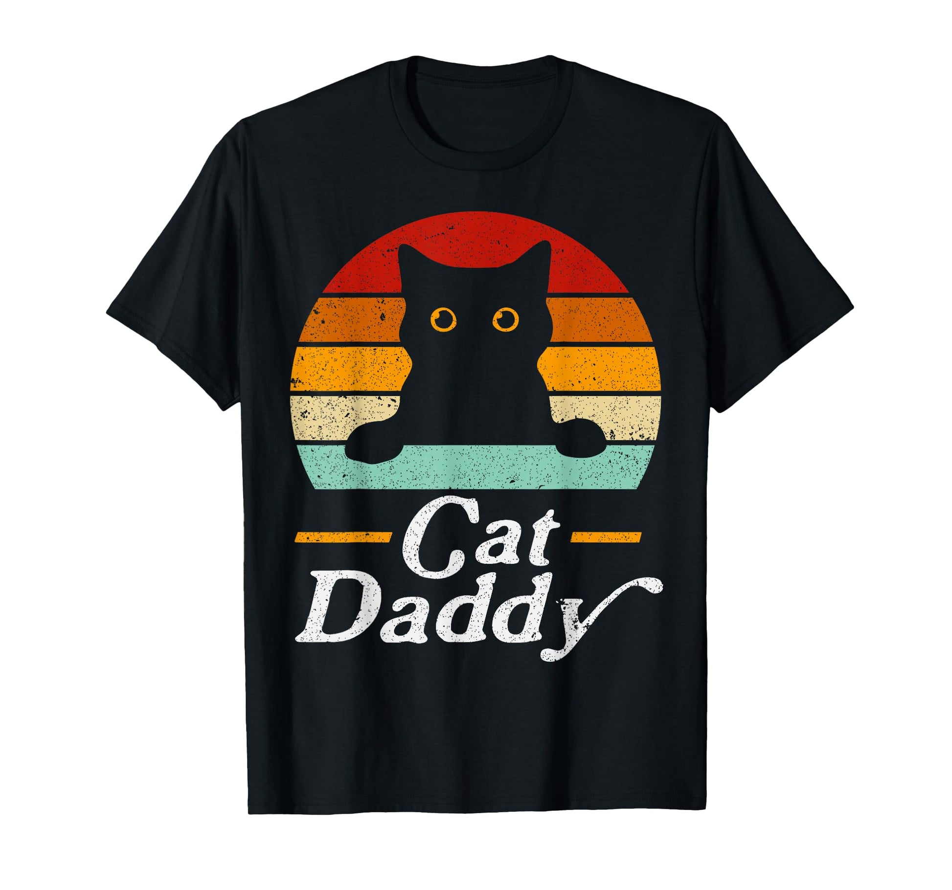 Black Cat Daddy Birthday Fathers Day Cat T-Shirt - Minimalist Print Unisex - T-Shirt, Sweatshirt, Hoodie