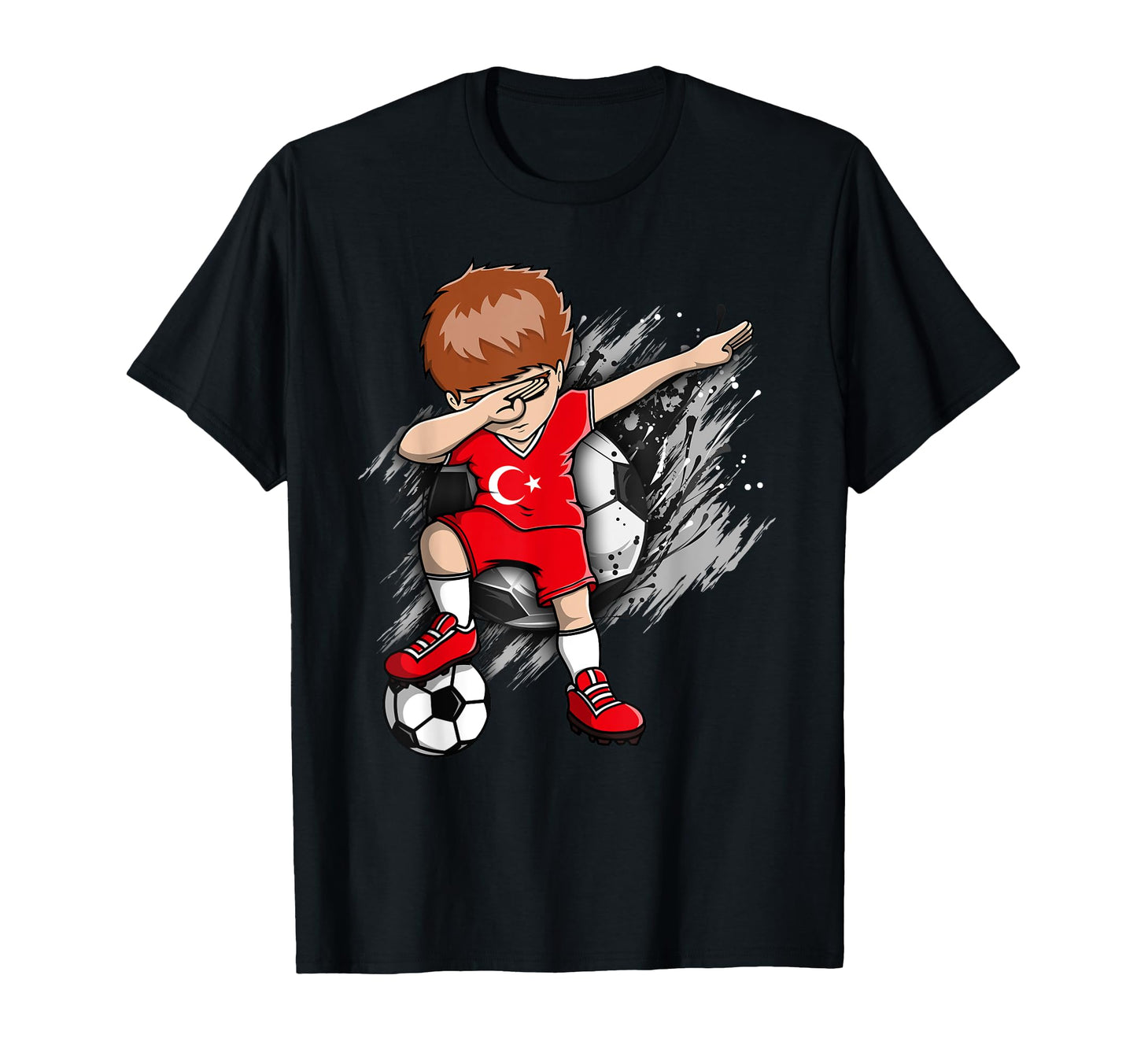 Dabbing Soccer Turkey Jersey Turkish T-Shirt - Trendy Graphic Unisex - T-Shirt, Sweatshirt, Hoodie