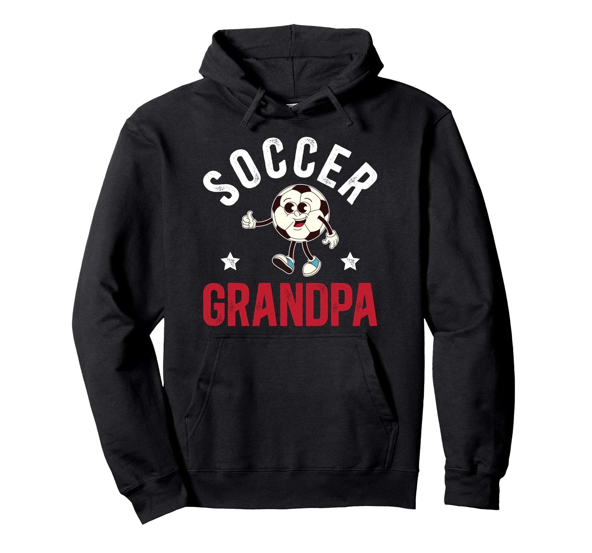 Soccer Grandpa Proud Grandpa Soccer Hoodie - Fun Novelty Design for Adults - T-Shirt, Sweatshirt, Hoodie
