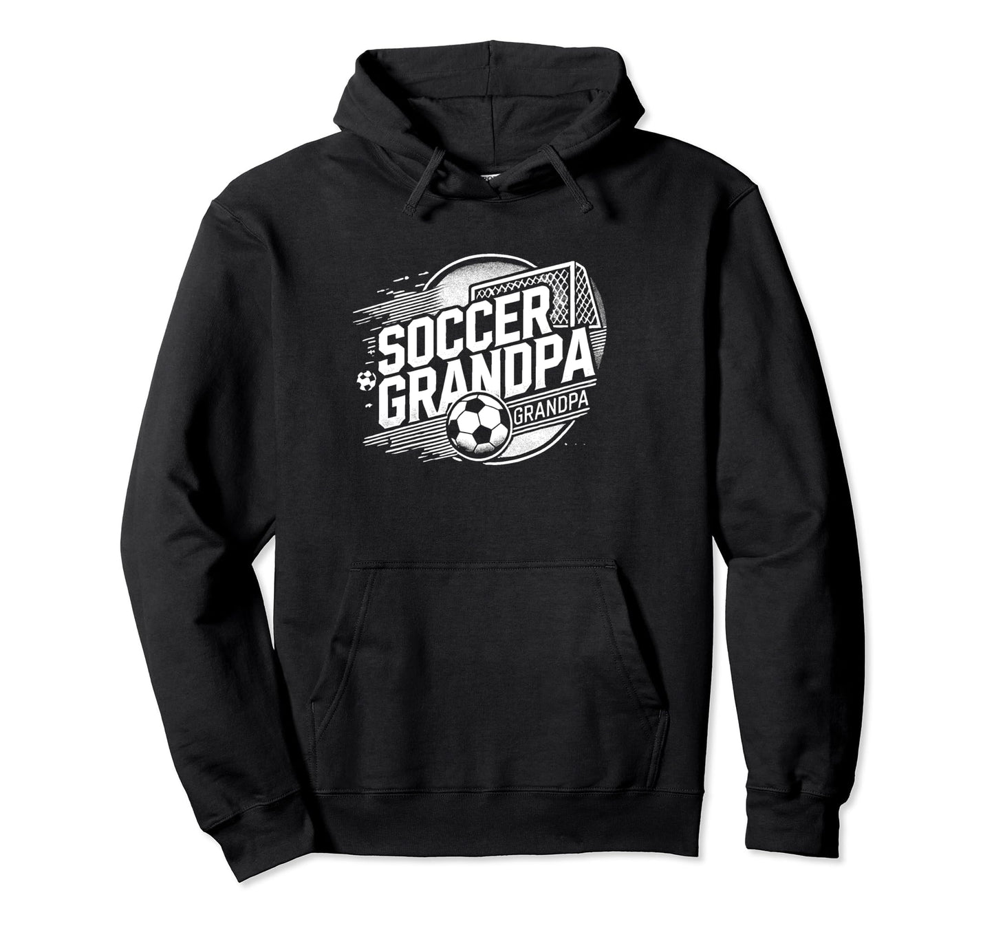 Soccer Grandpa Funny Grandfather Soccer Hoodie - Unique Graphic for Adults - T-Shirt, Sweatshirt, Hoodie