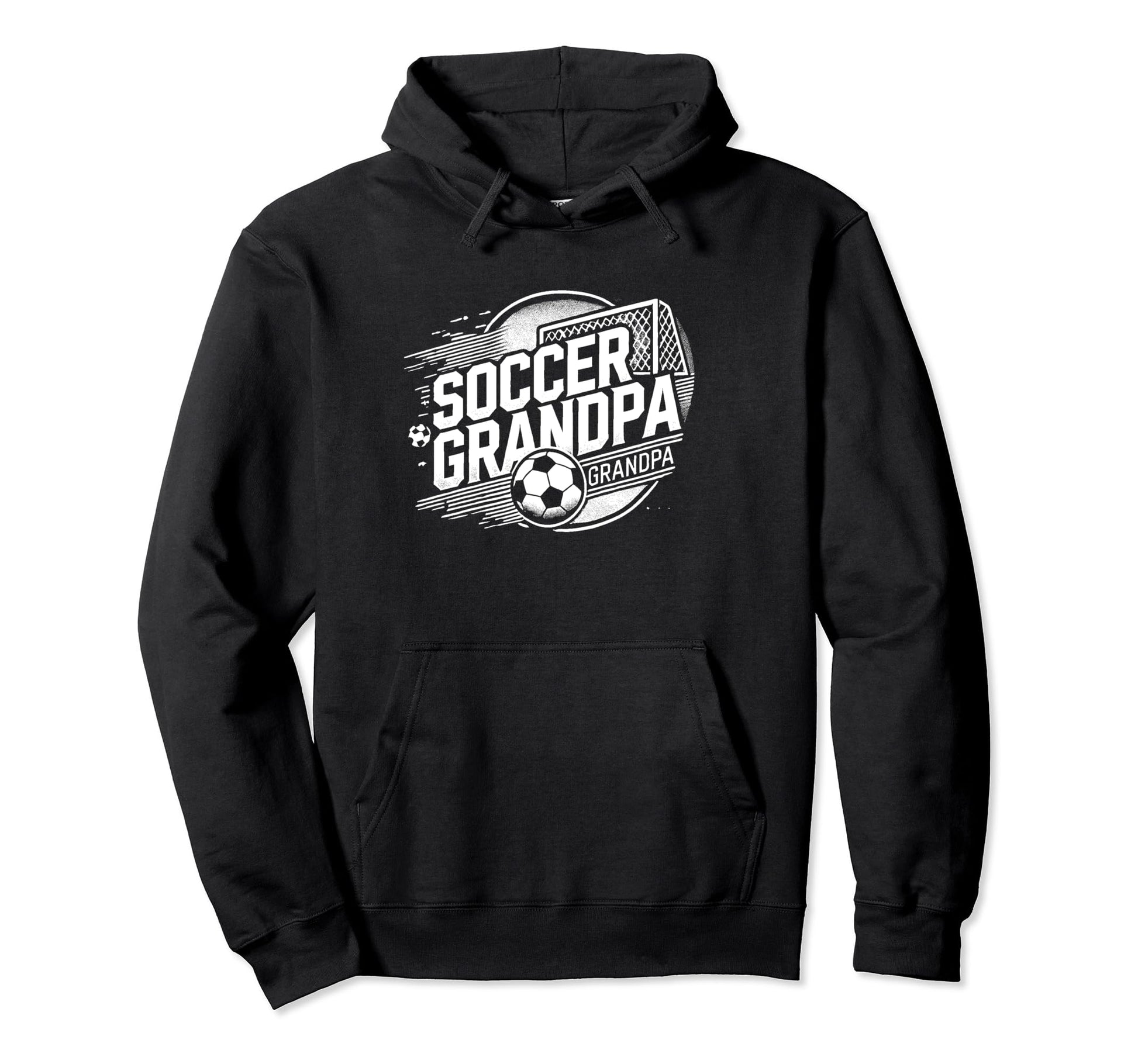 Soccer Grandpa Funny Grandfather Soccer Hoodie - Unique Graphic for Adults - T-Shirt, Sweatshirt, Hoodie
