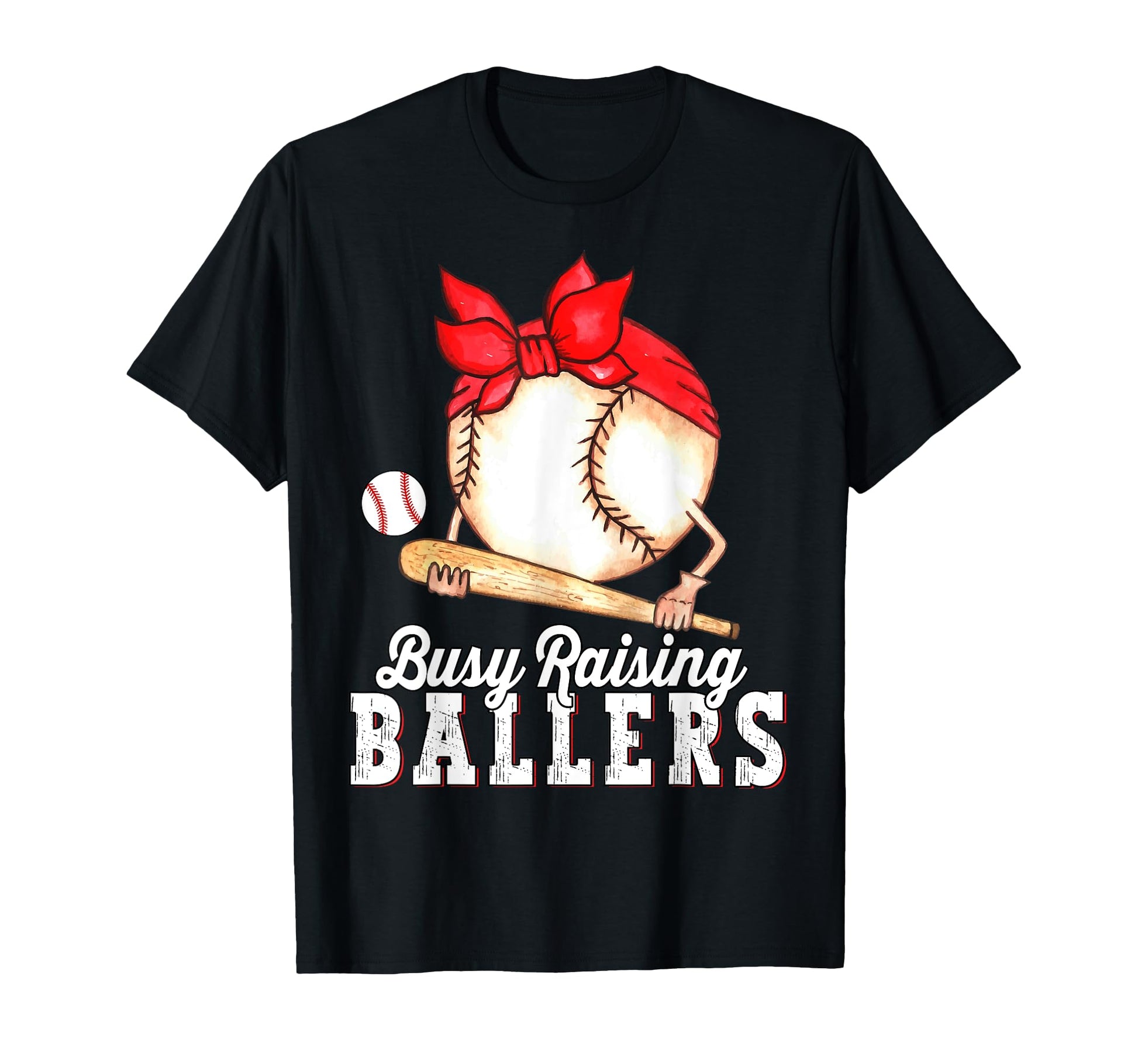 Busy Raising Ballers Baseball Funny T-Shirt - Aesthetic Graphic Unisex - T-Shirt, Sweatshirt, Hoodie